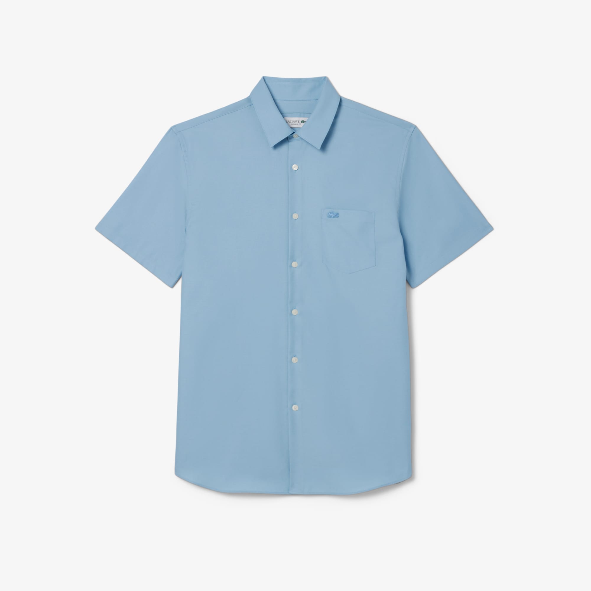 Men's Regular Fit Solid Cotton Shirt image number 4
