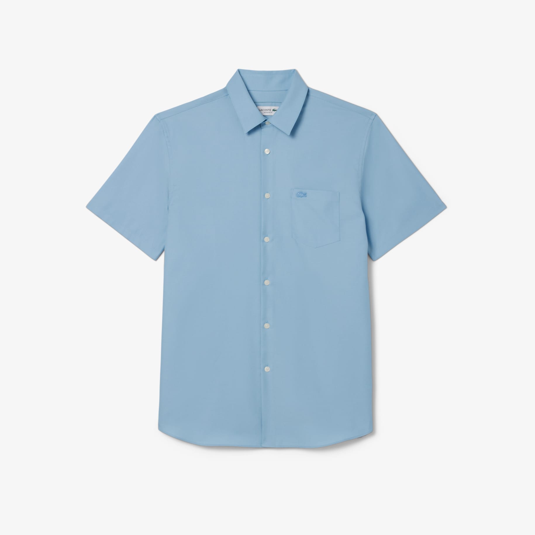 Men's Regular Fit Solid Cotton Shirt image number 4