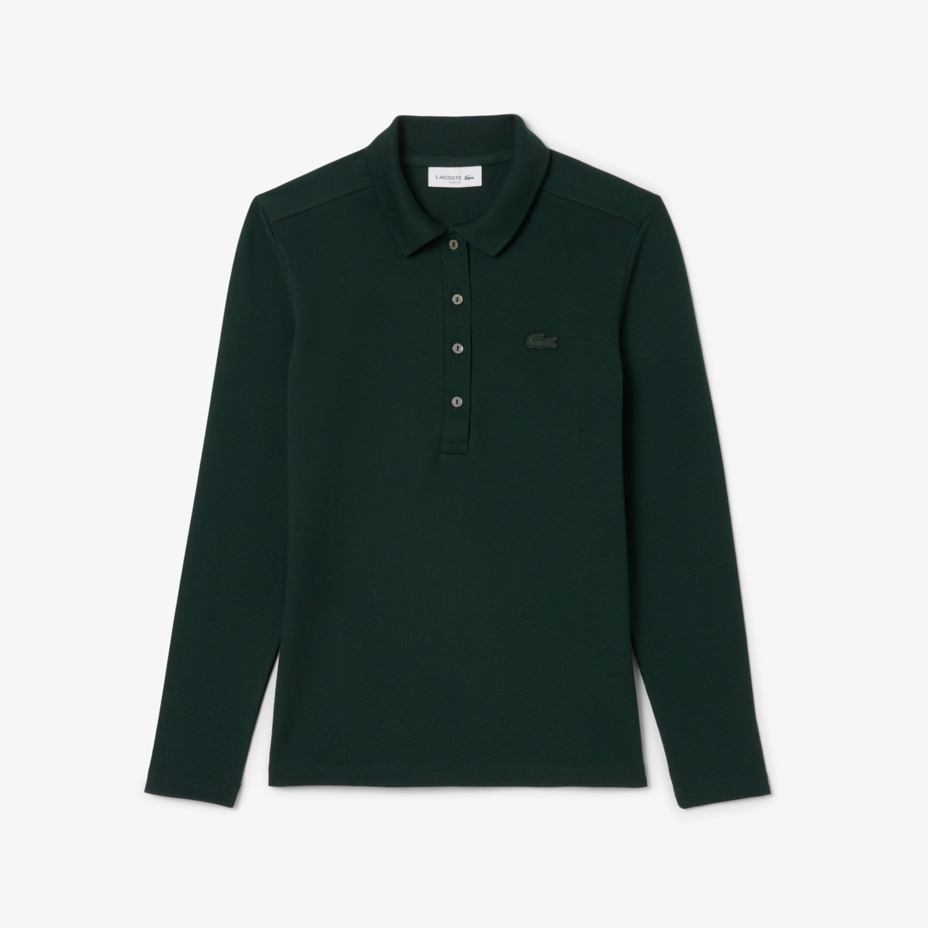 Women’s Slim fit Stretch Piqué Lacoste Polo Shirt image number 3