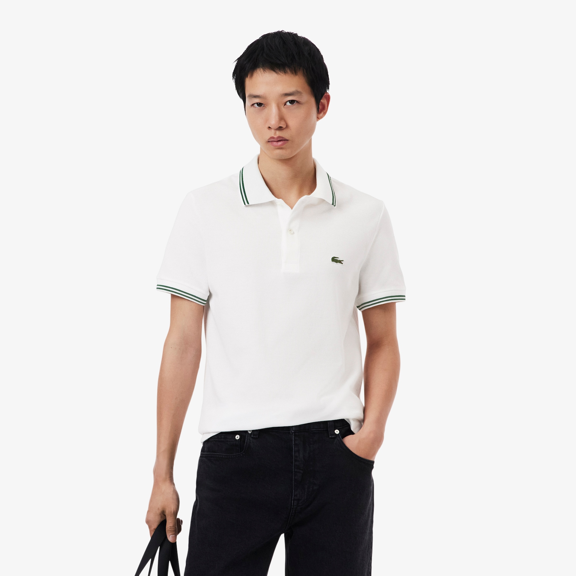 Regular Fit L.12.12 Petit Piqu&eacute; Polo Shirt image number 0