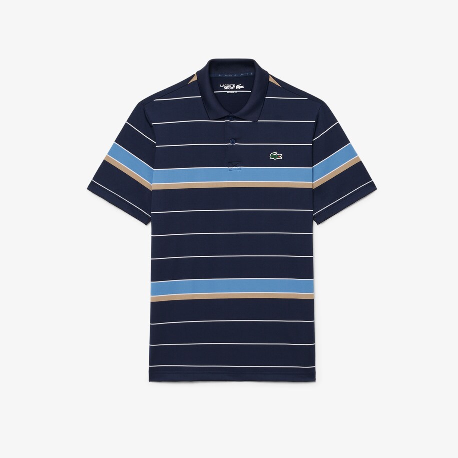 Regular Fit Ultra Dry Striped Golf Polo Shirt image number 0