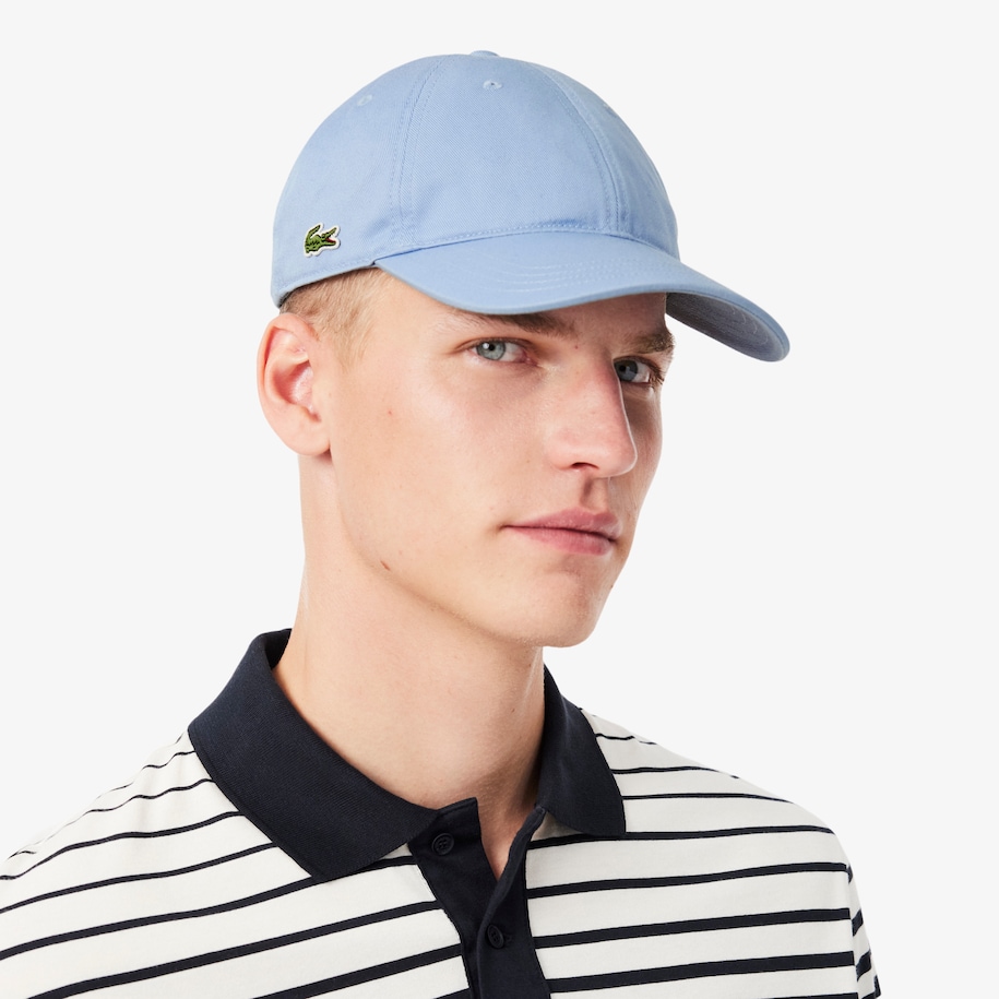 Unisex Lacoste Organic Cotton Twill Cap image number 4