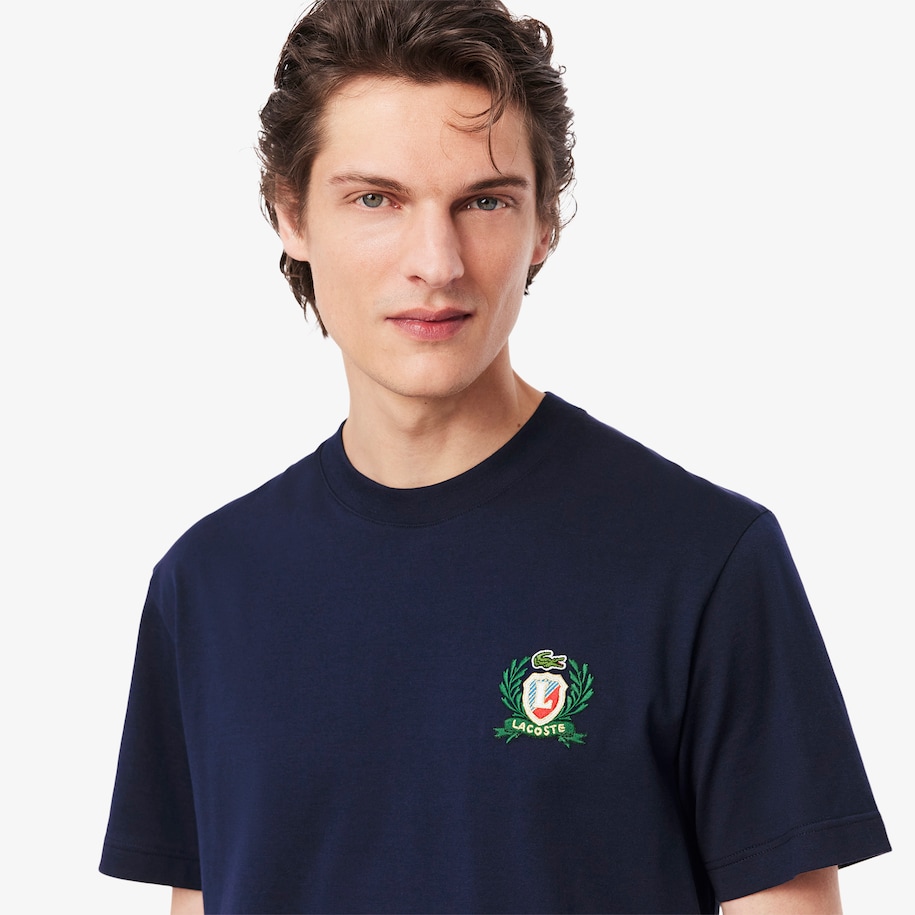 French Made Embroidered Badge T-shirt image number 1