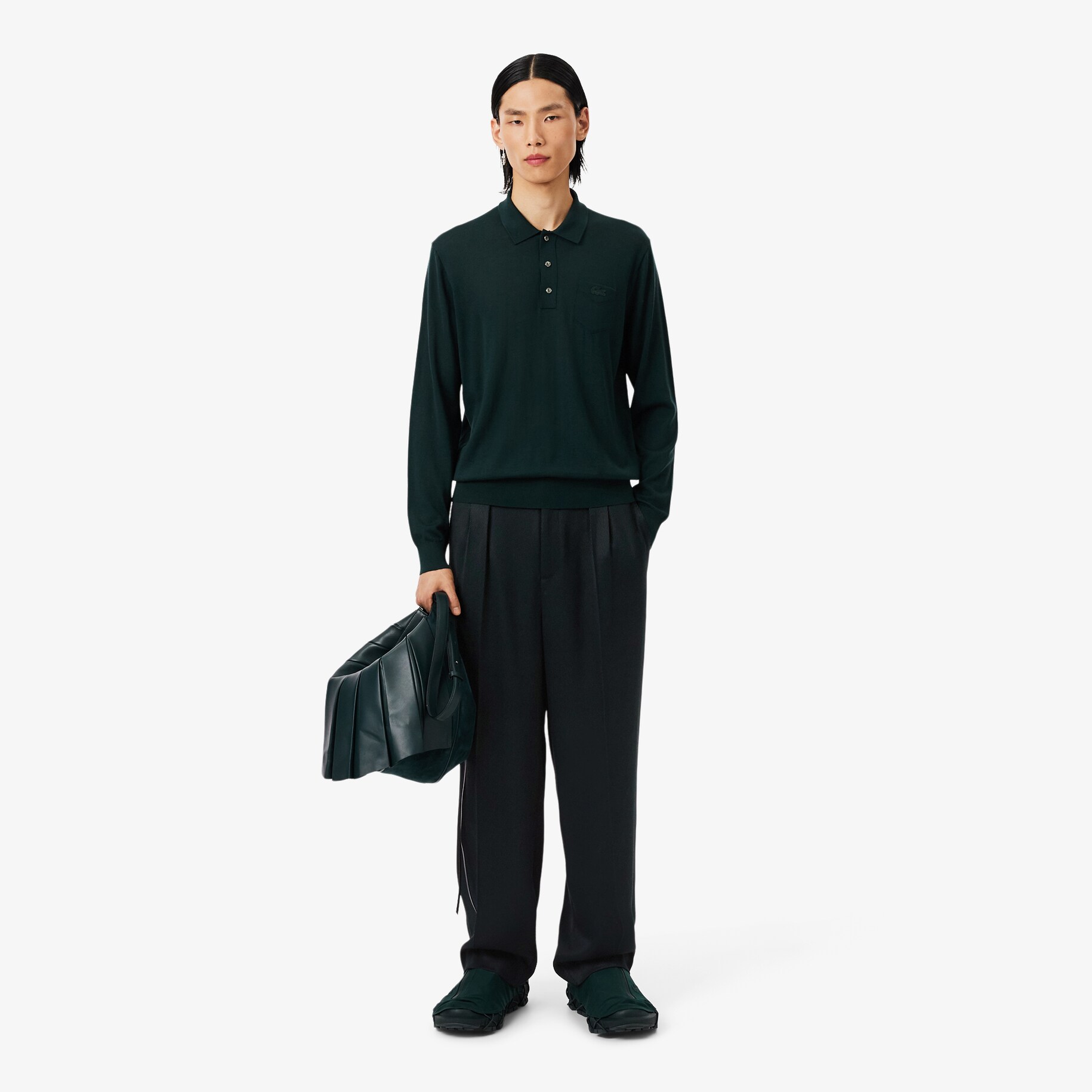 Runway Regular Fit Tailored Satin Pants image number 0