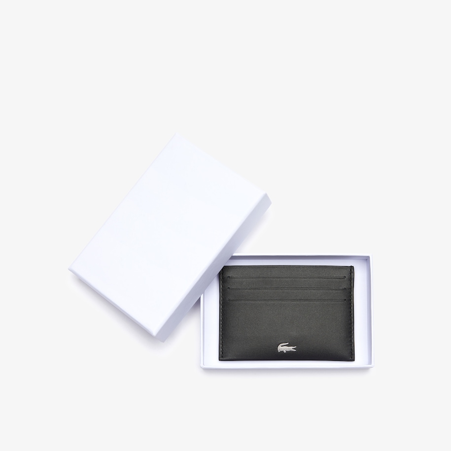 Unisex Fitzgerald credit card holder in leather image number 3