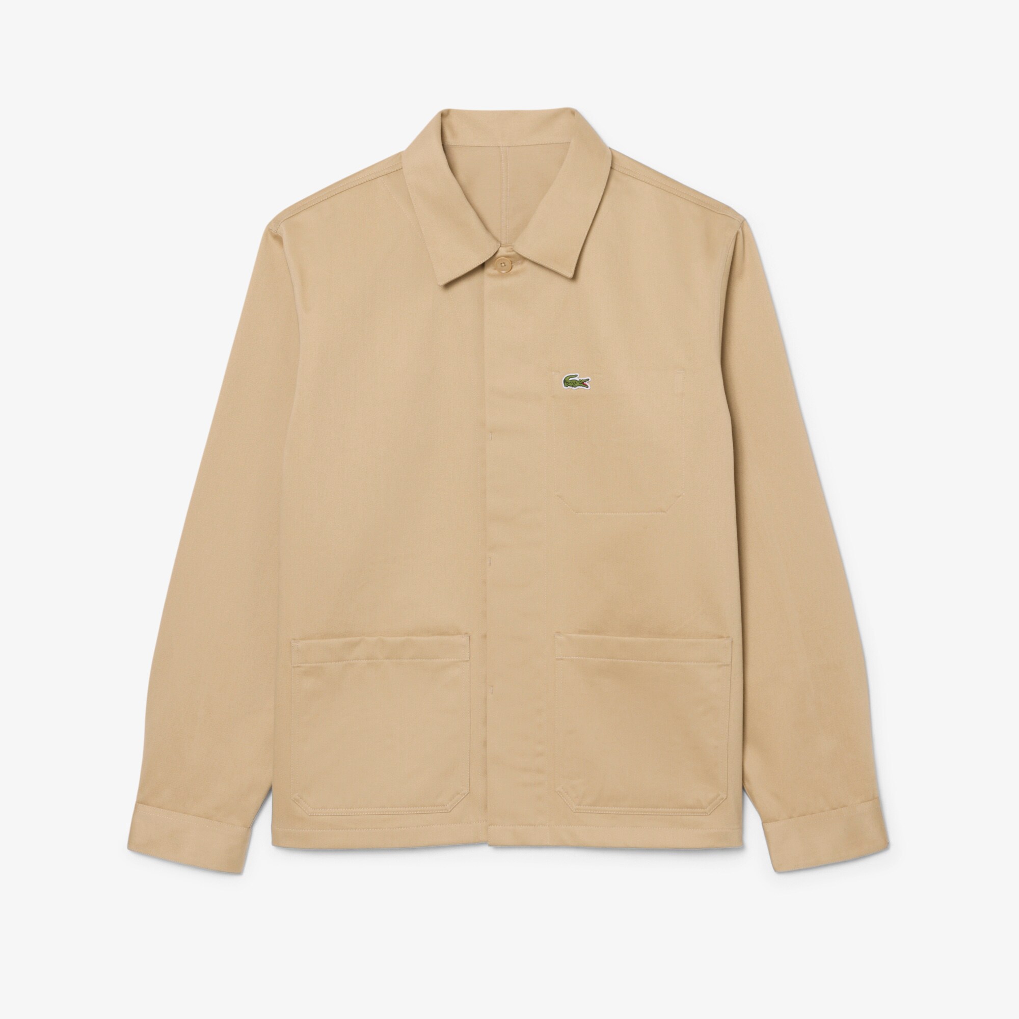 Cotton Twill Overshirt image number 3