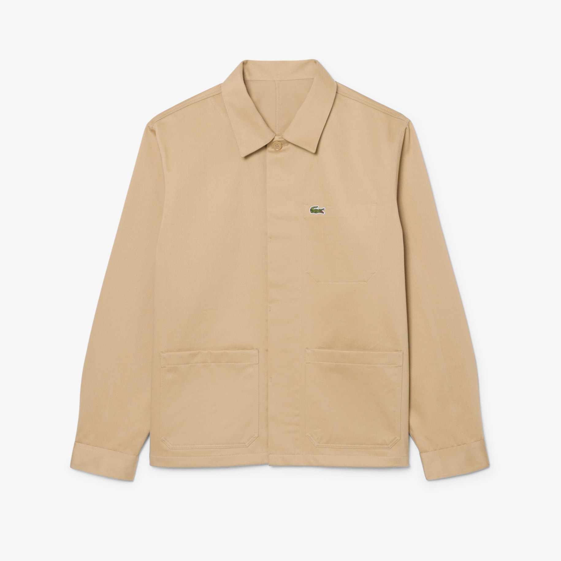 Cotton Twill Overshirt image number 3