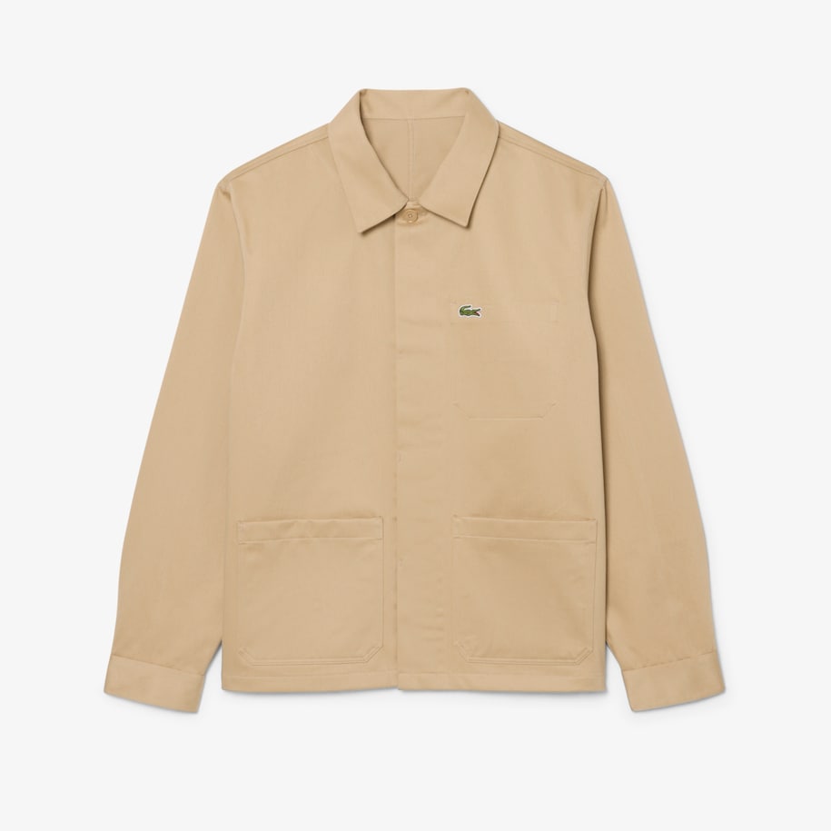 Cotton Twill Overshirt image number 3