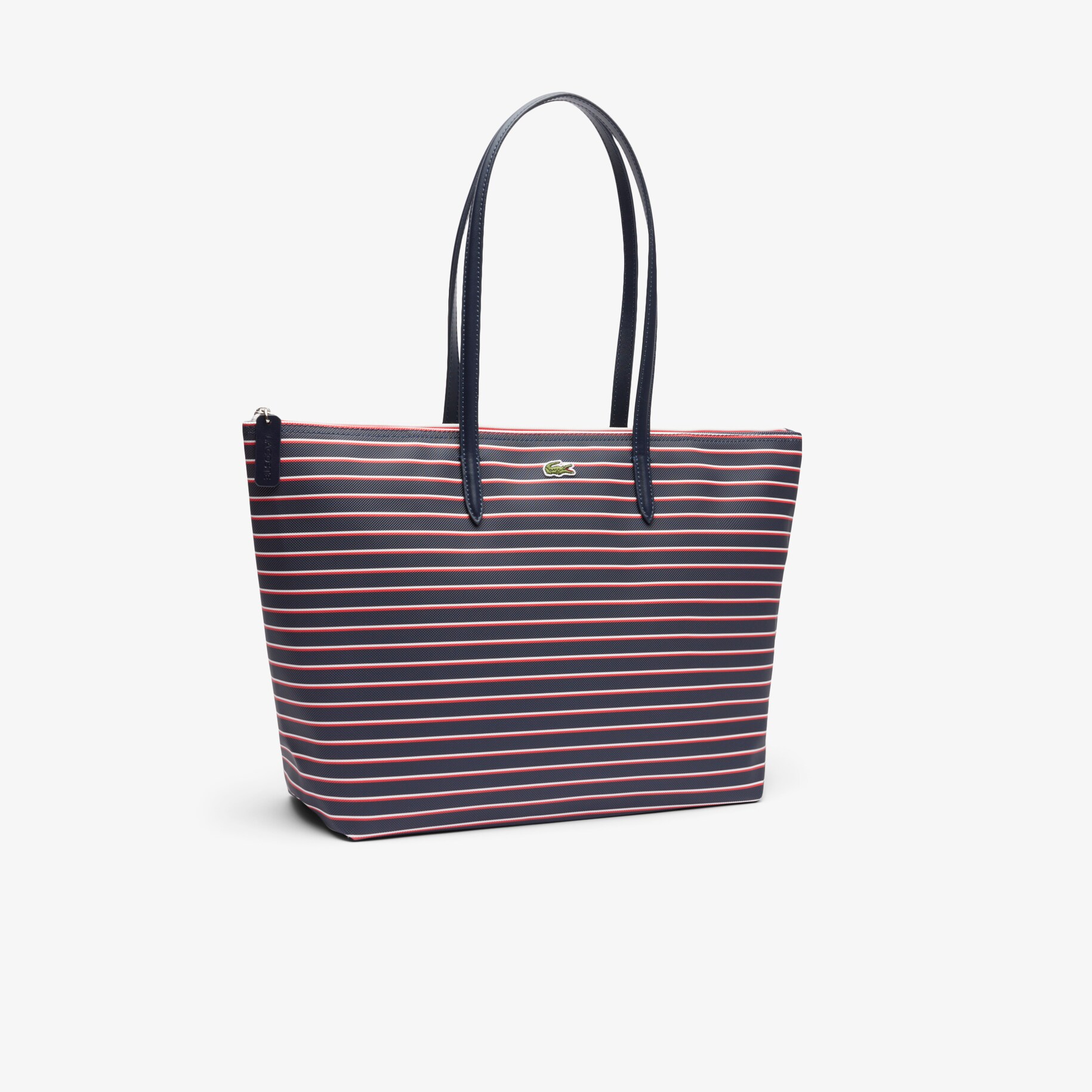 Large L.12.12 Concept Striped Tote image number 2