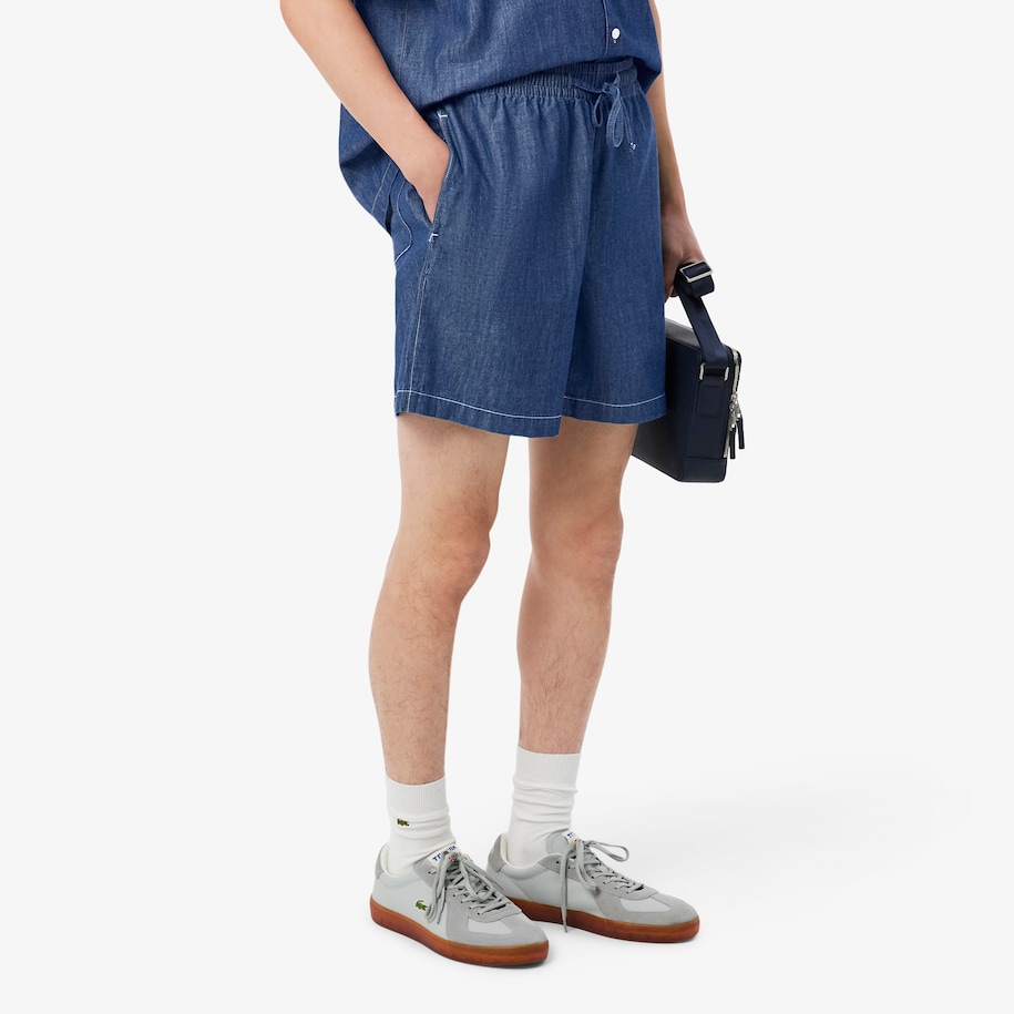 Relaxed Fit Denim Shorts image number 1