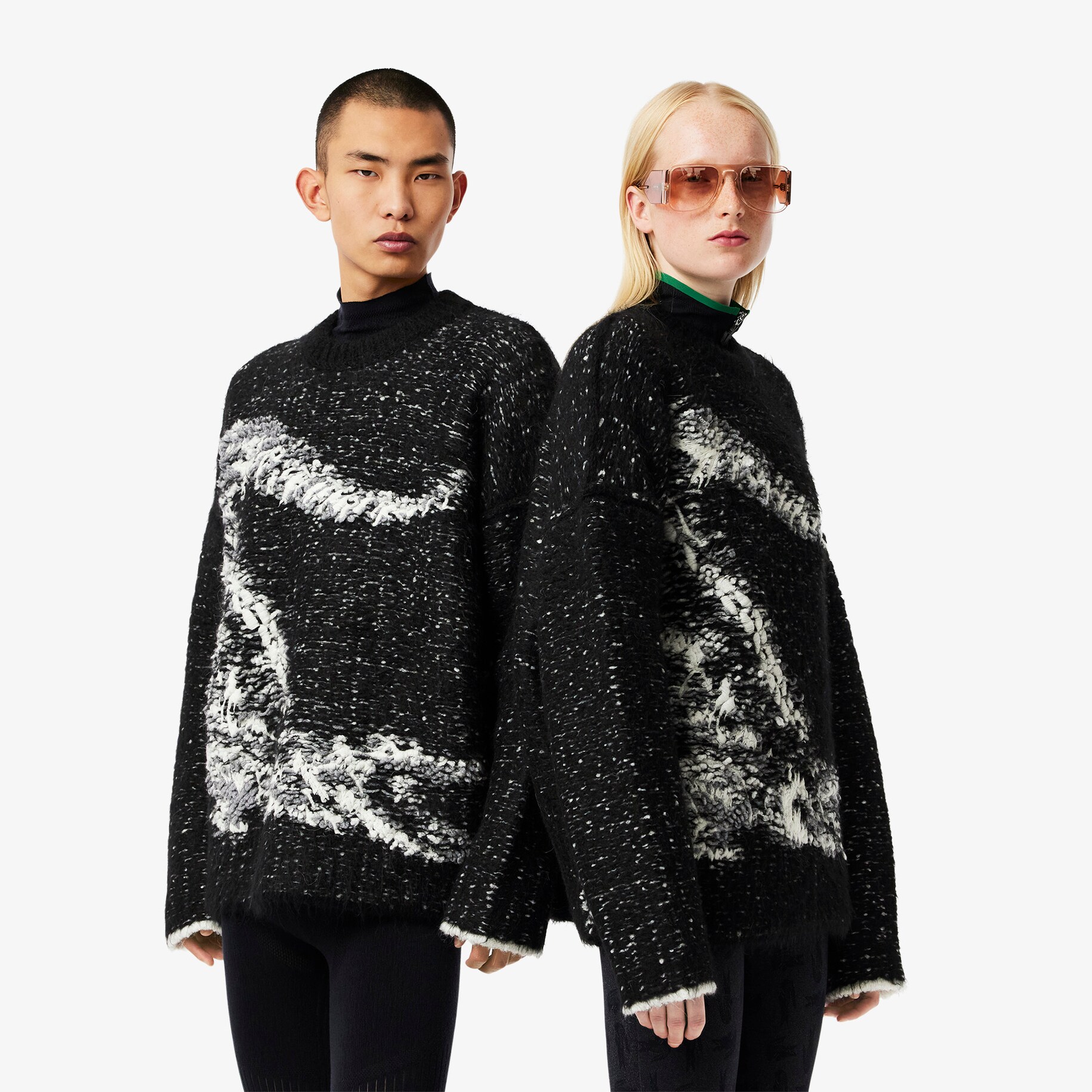 FW24 Runway Oversize Embroidered Sweater image number 0