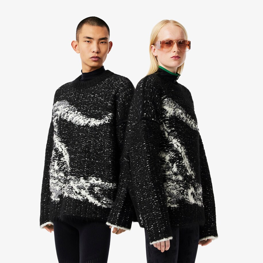 FW24 Runway Oversize Embroidered Sweater image number 0