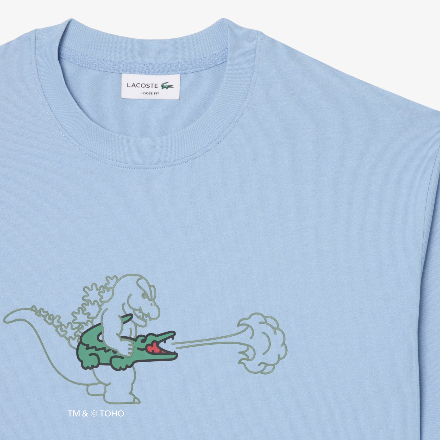 T-shirt Lacoste & Godzilla image number 4