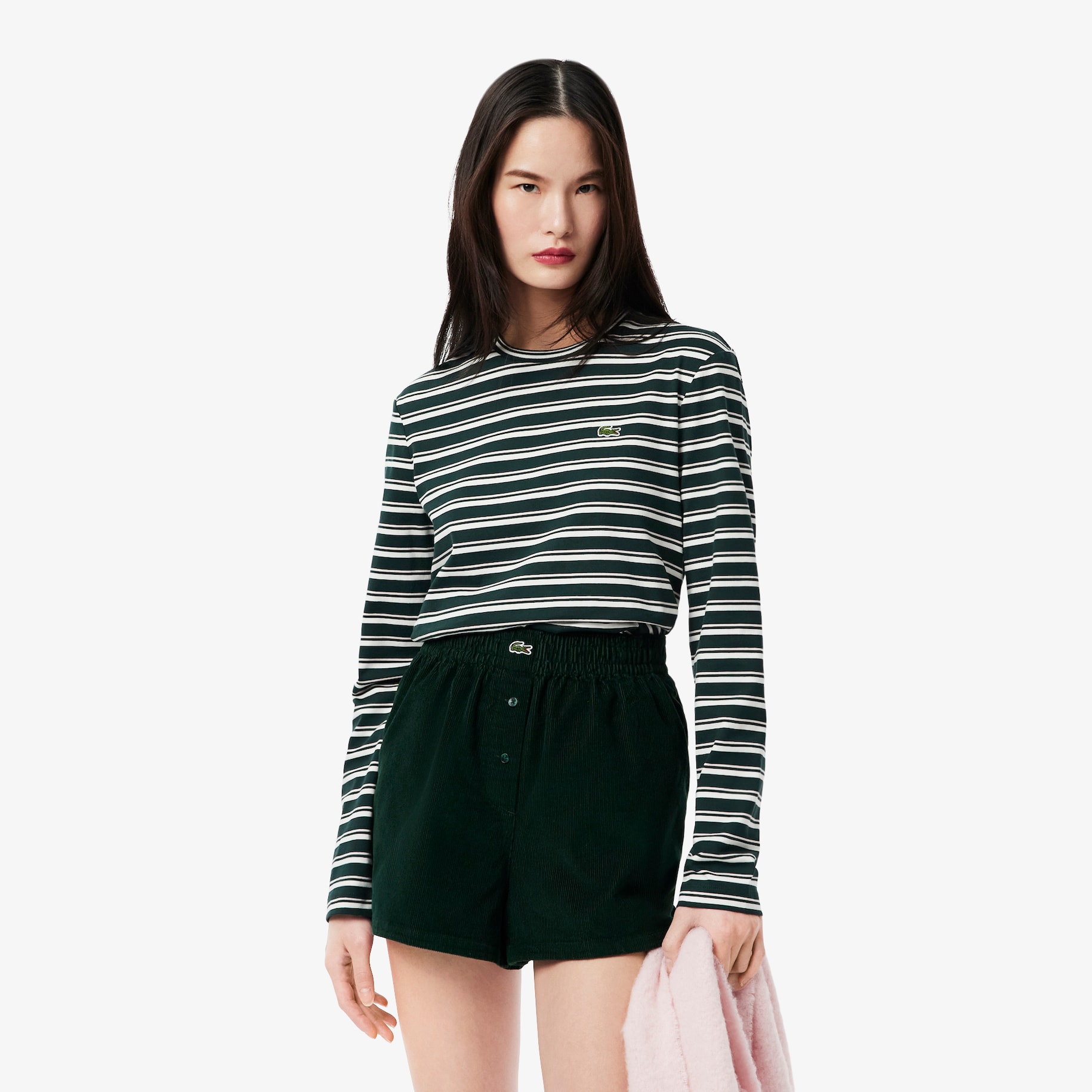 Long Sleeved Striped Jersey T-shirt image number 0