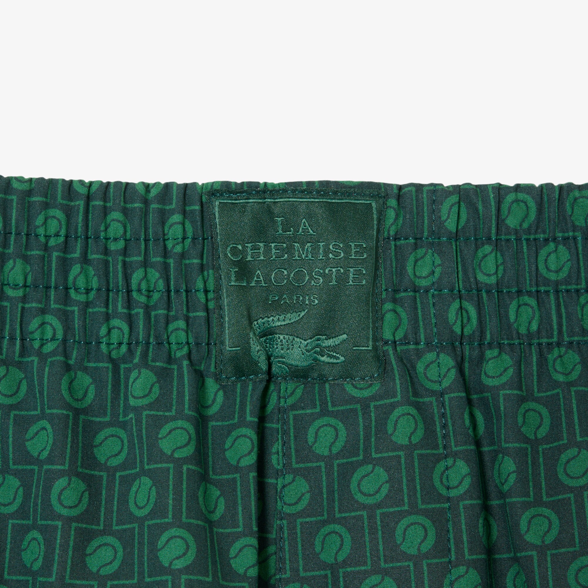 Runway Print Poplin Shorts image number 7