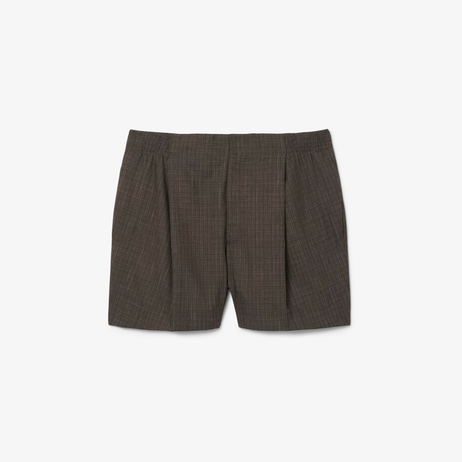 Runway Tailored Wool Bermuda Shorts image number 3