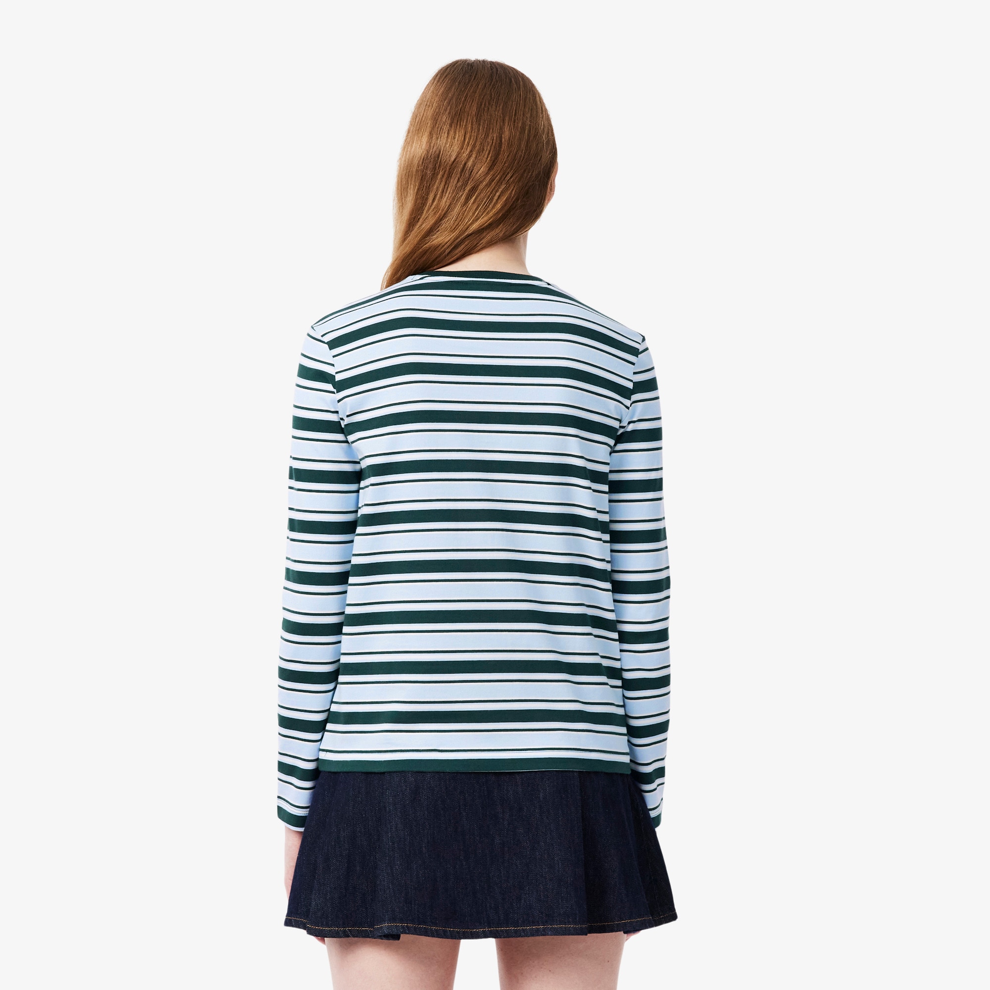 Long Sleeved Striped Jersey T-shirt image number 2