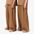 Runway Pleated Satin Joggers image number 1
