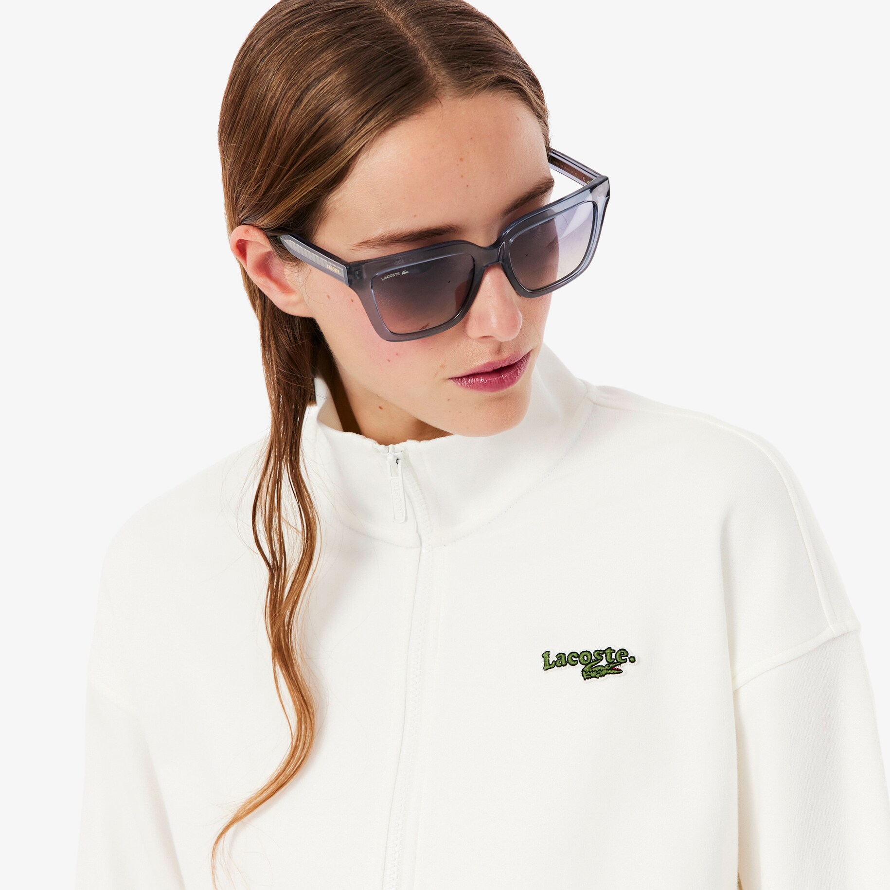 Relaxed Fit Zipped Badge Sweatshirt image number 1