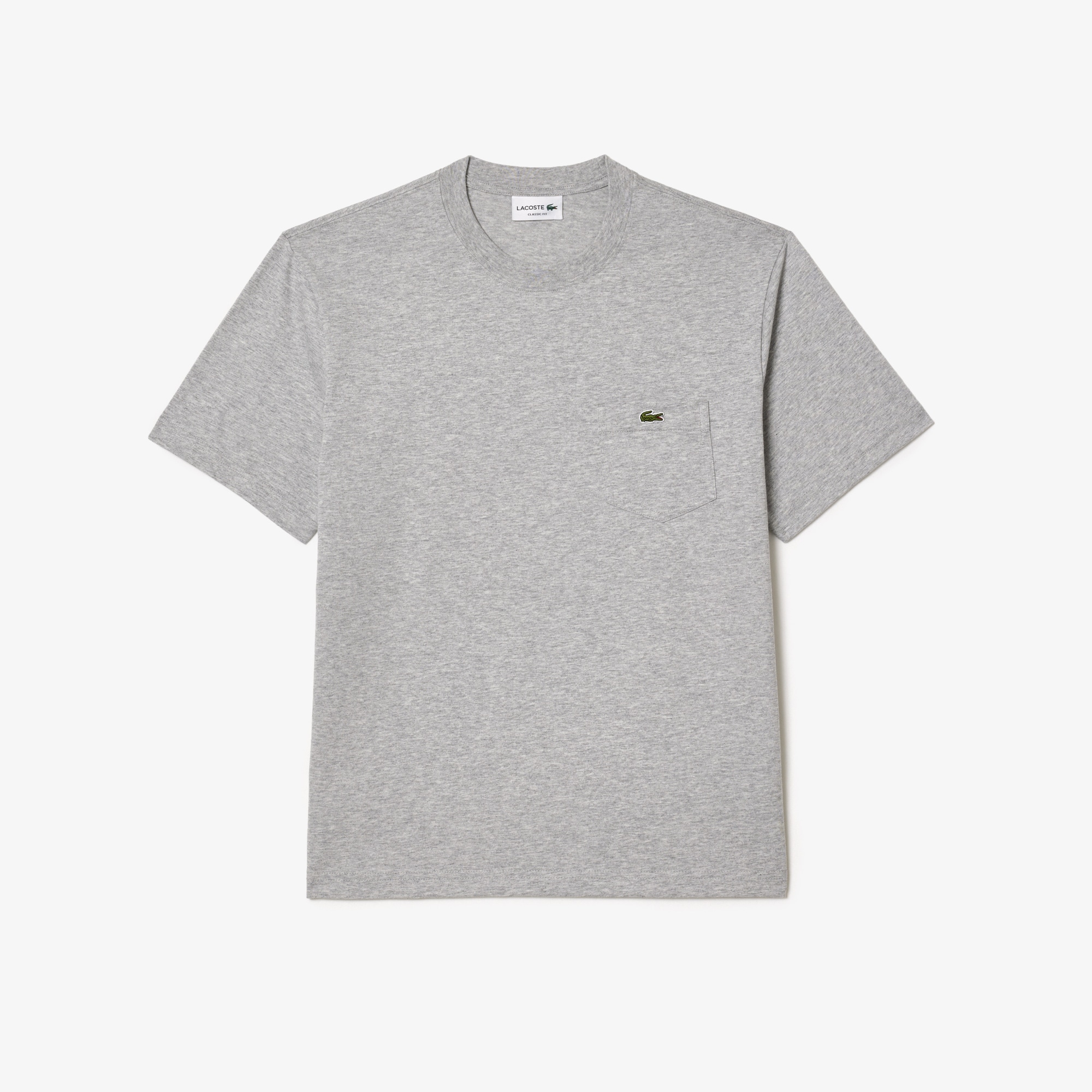 Cotton T-shirt with Breast Pocket image number 3