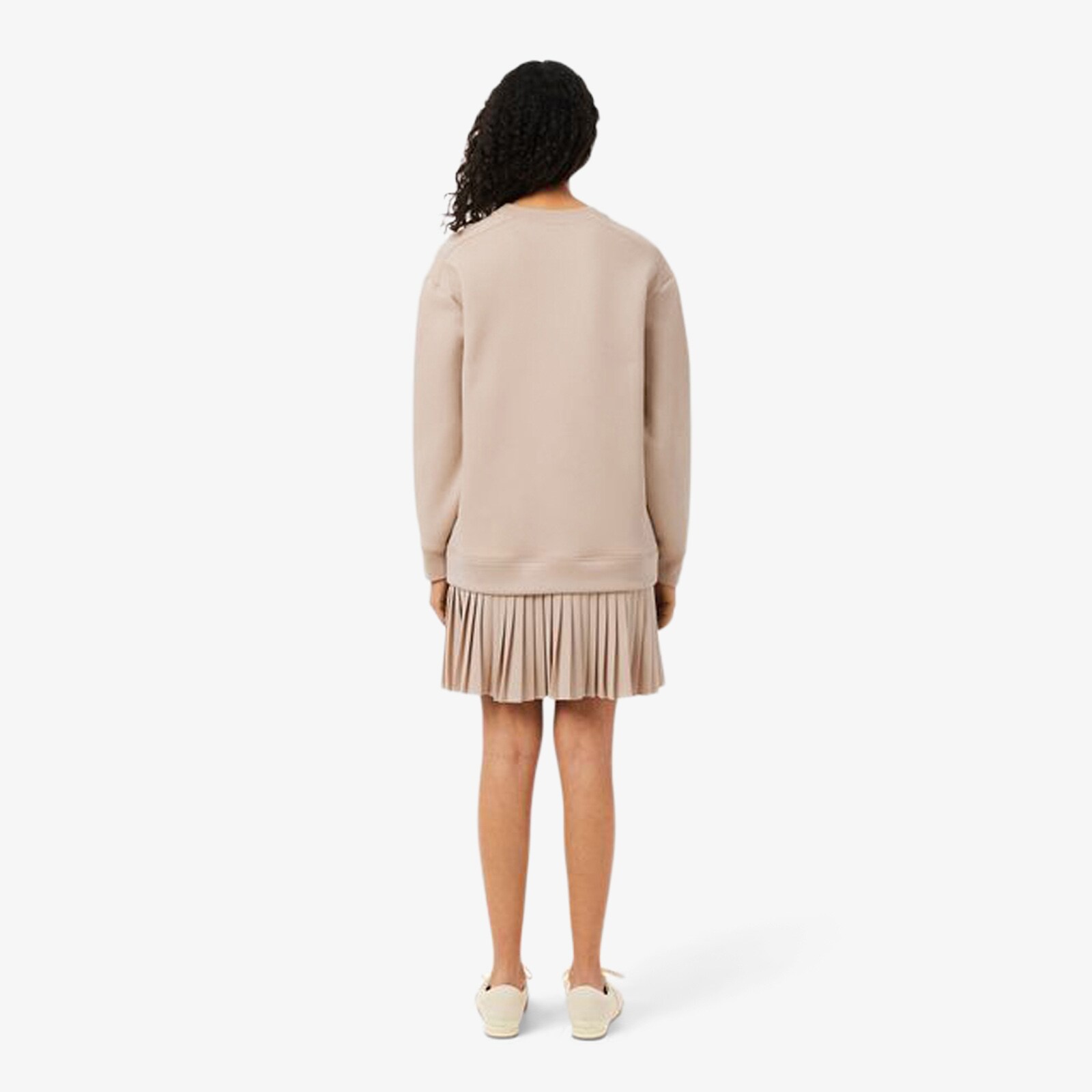 Oversized Cotton Sweatshirt Dress image number 2