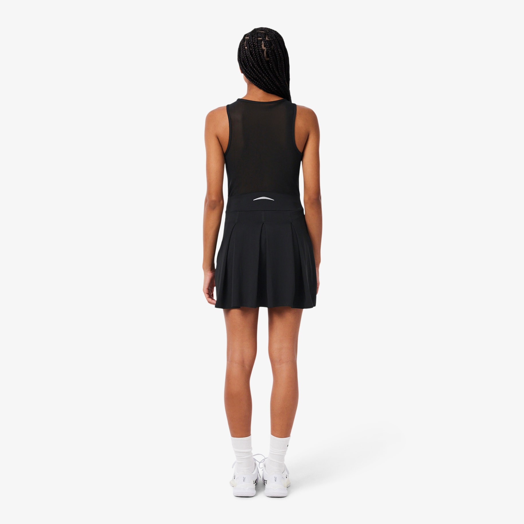 Dual Fabric Pleated Stretch Tennis Dress image number 2