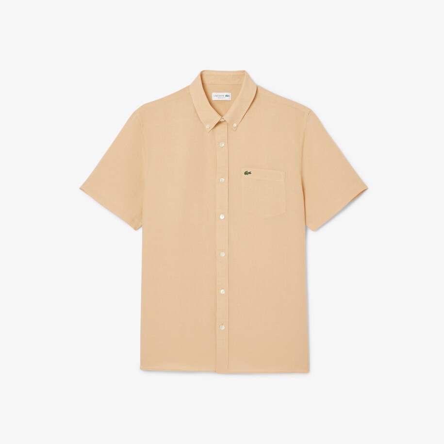 Short Sleeved Linen Shirt image number 3