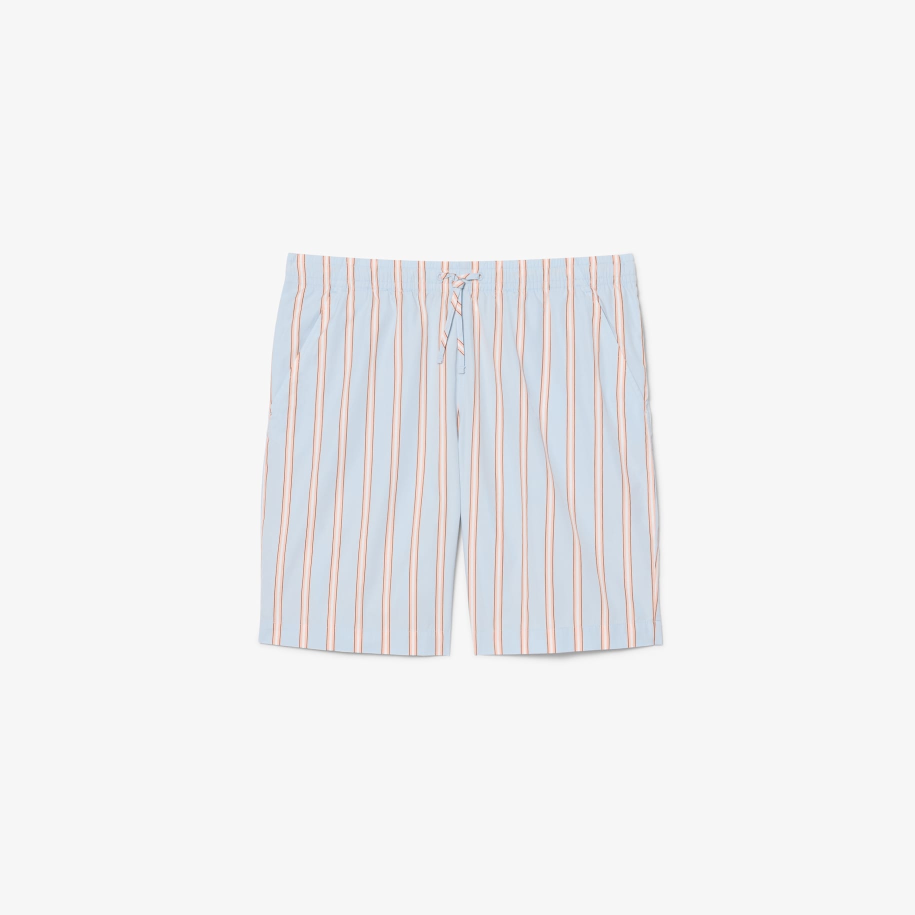 Striped Cotton Poplin Shorts image number 0