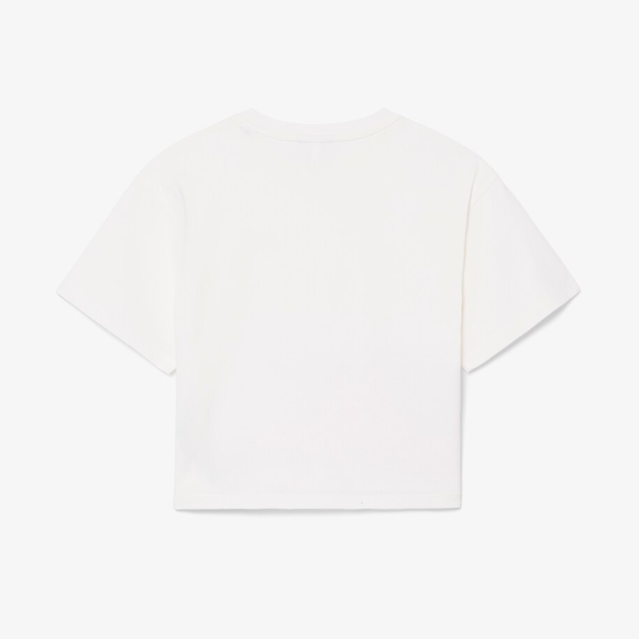 Crocodile Print Cotton T-shirt image number 4