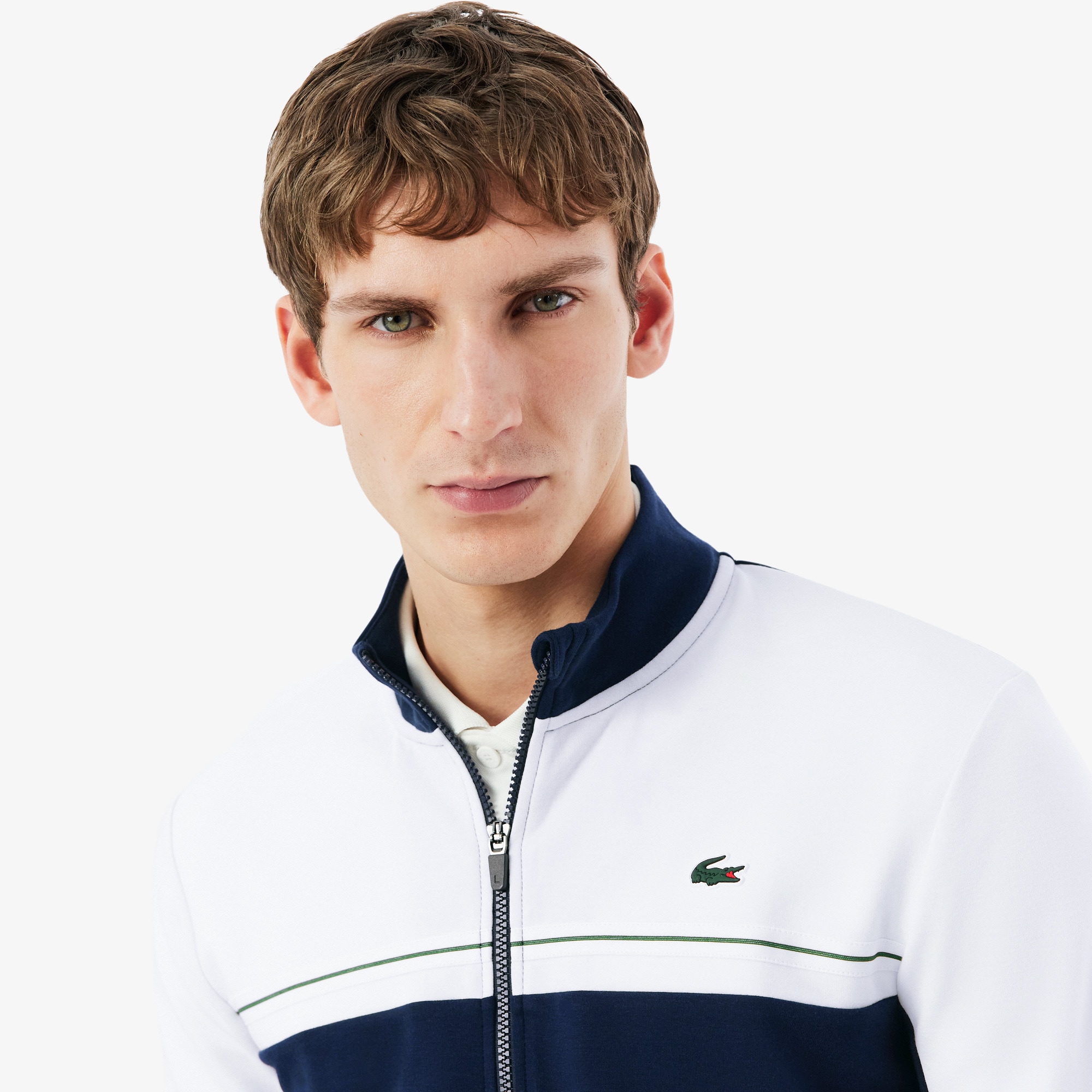 Sport Zipped Colour-Block Sweatshirt image number 1