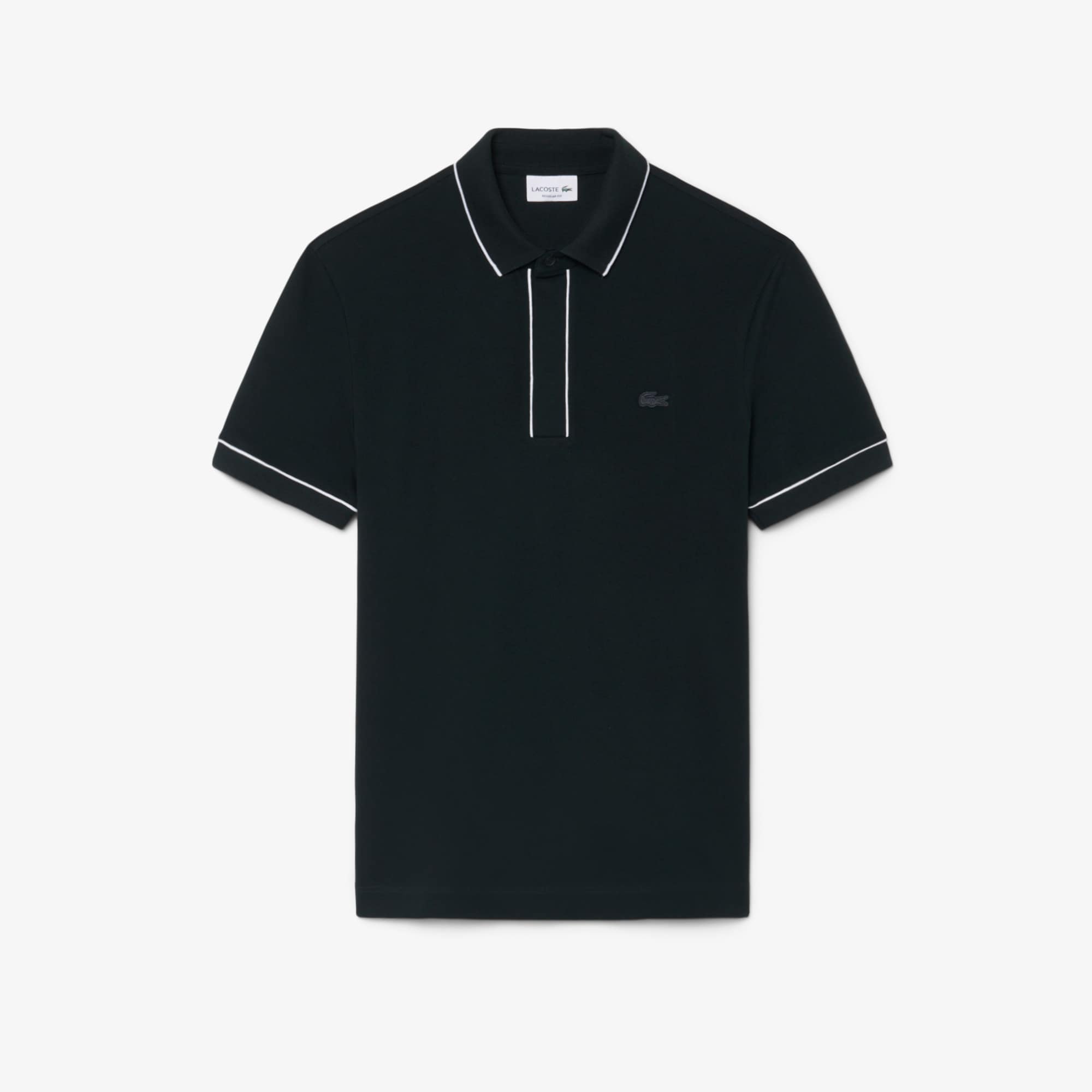 Regular Fit Paris Stretch Piqu&eacute; Polo Shirt image number 3