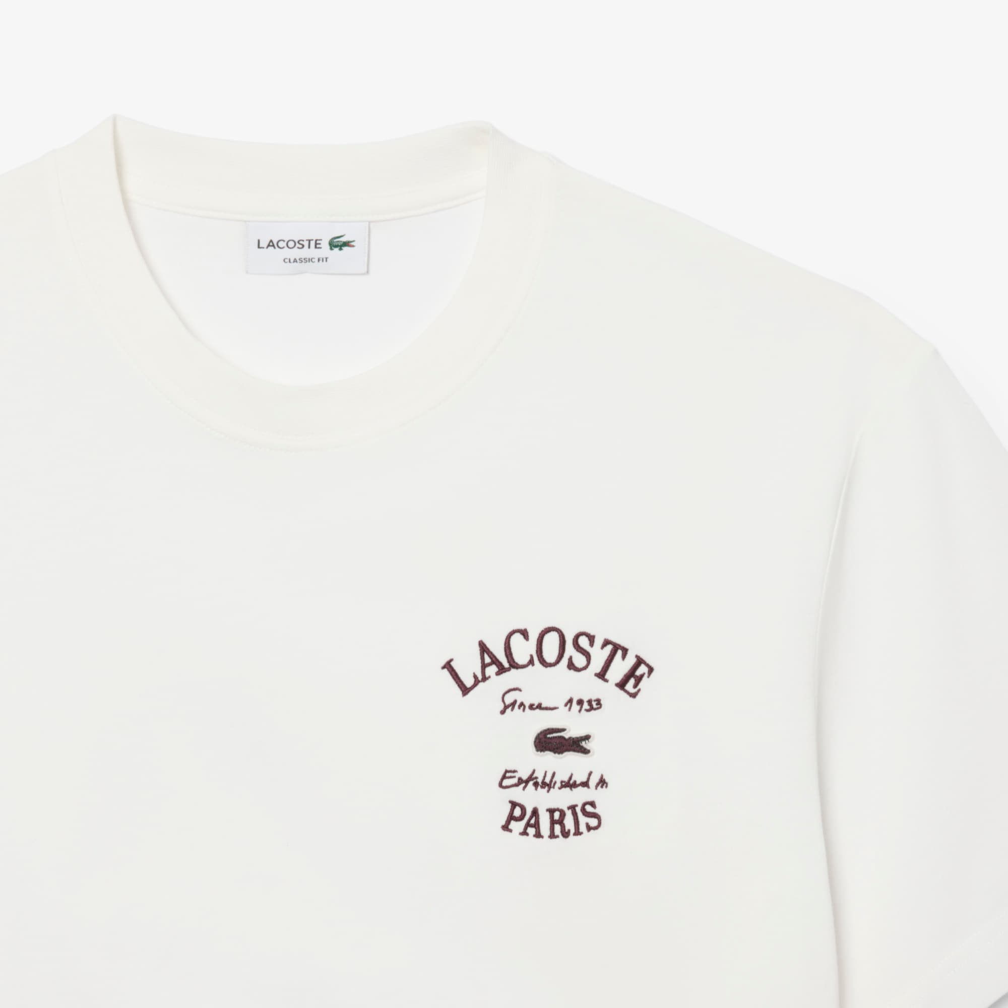 Embroidery Accent Cotton Jersey T-shirt image number 4