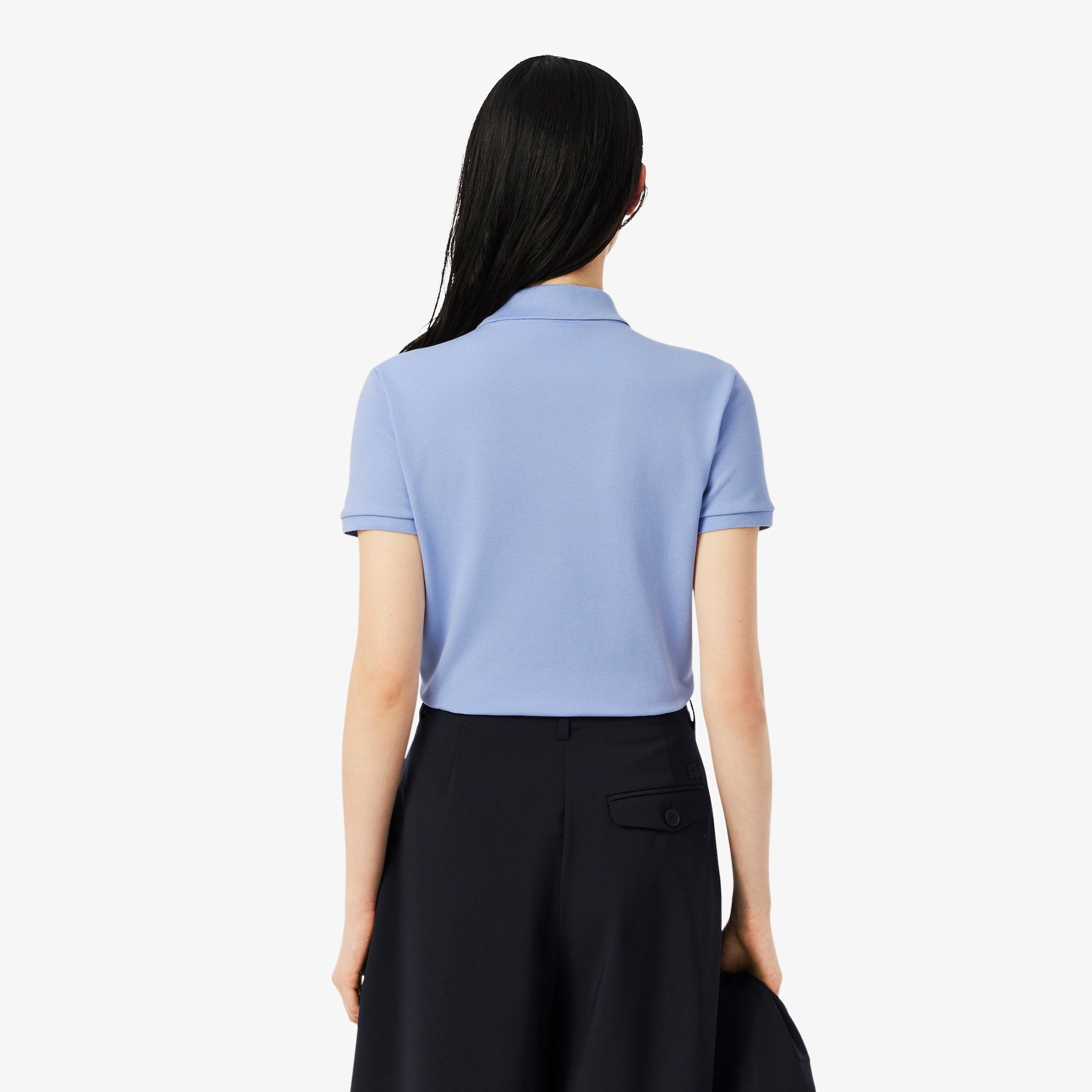 L.12.D Slim Fit Stretch Mini Piqué Polo Shirt image number 2
