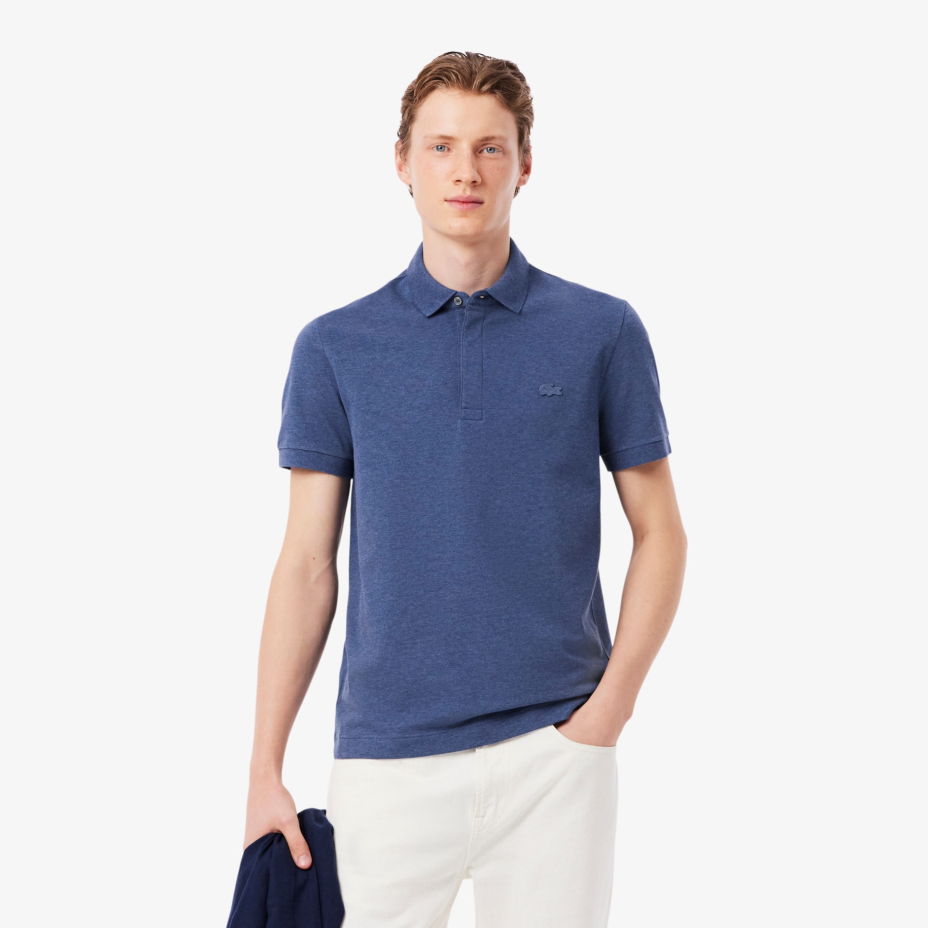 Regular Fit Paris Stretch Piqu&eacute; Polo Shirt image number 0
