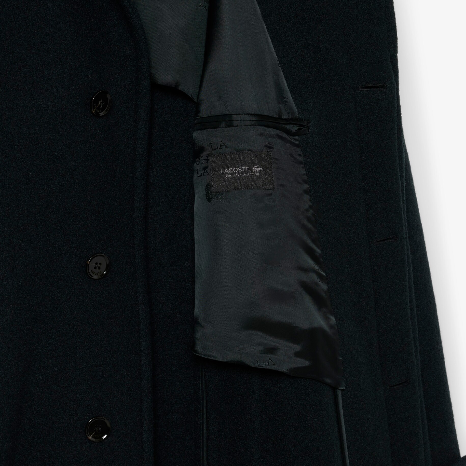 Runway Boiled Wool Coat image number 9