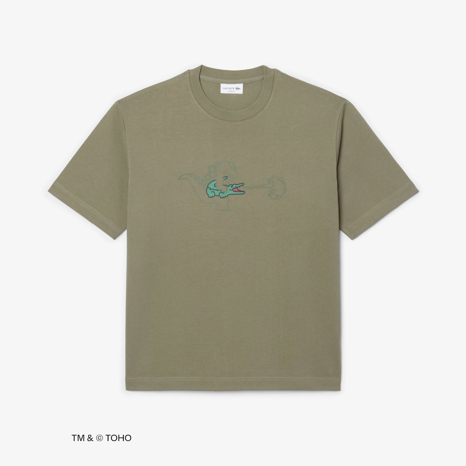 T-shirt Lacoste & Godzilla image number 3