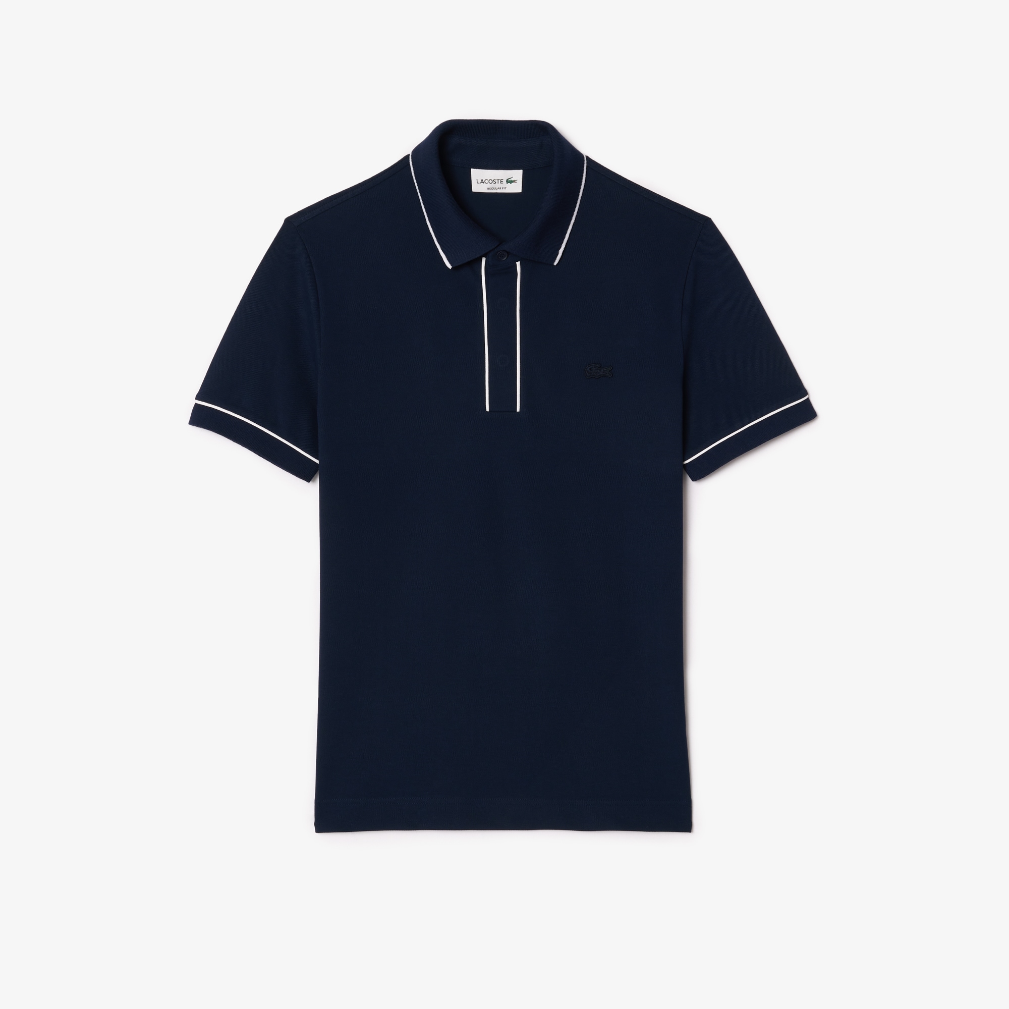Regular Fit Paris Stretch Piqué Polo Shirt image number 3