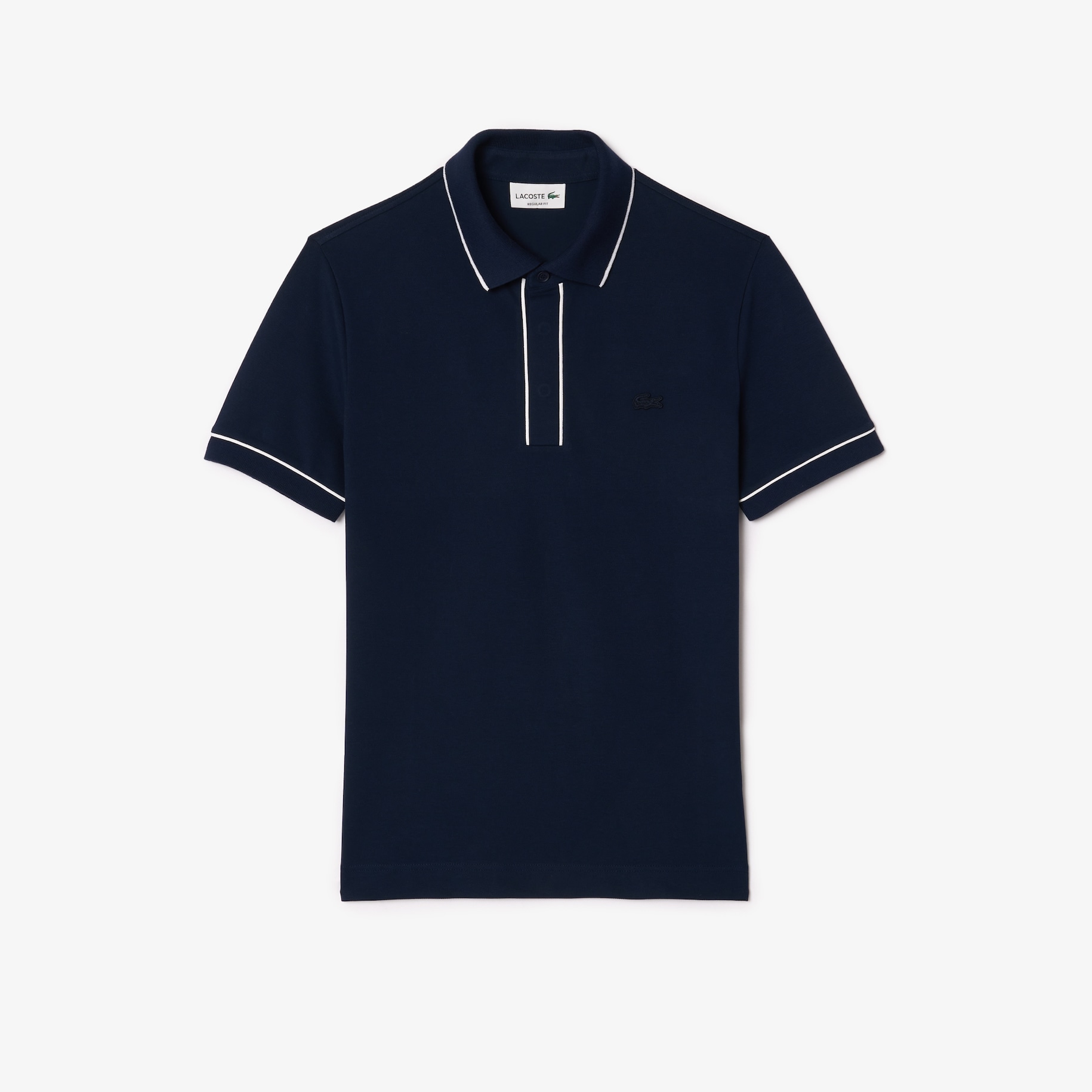 Regular Fit Paris Stretch Piqué Polo Shirt image number 3