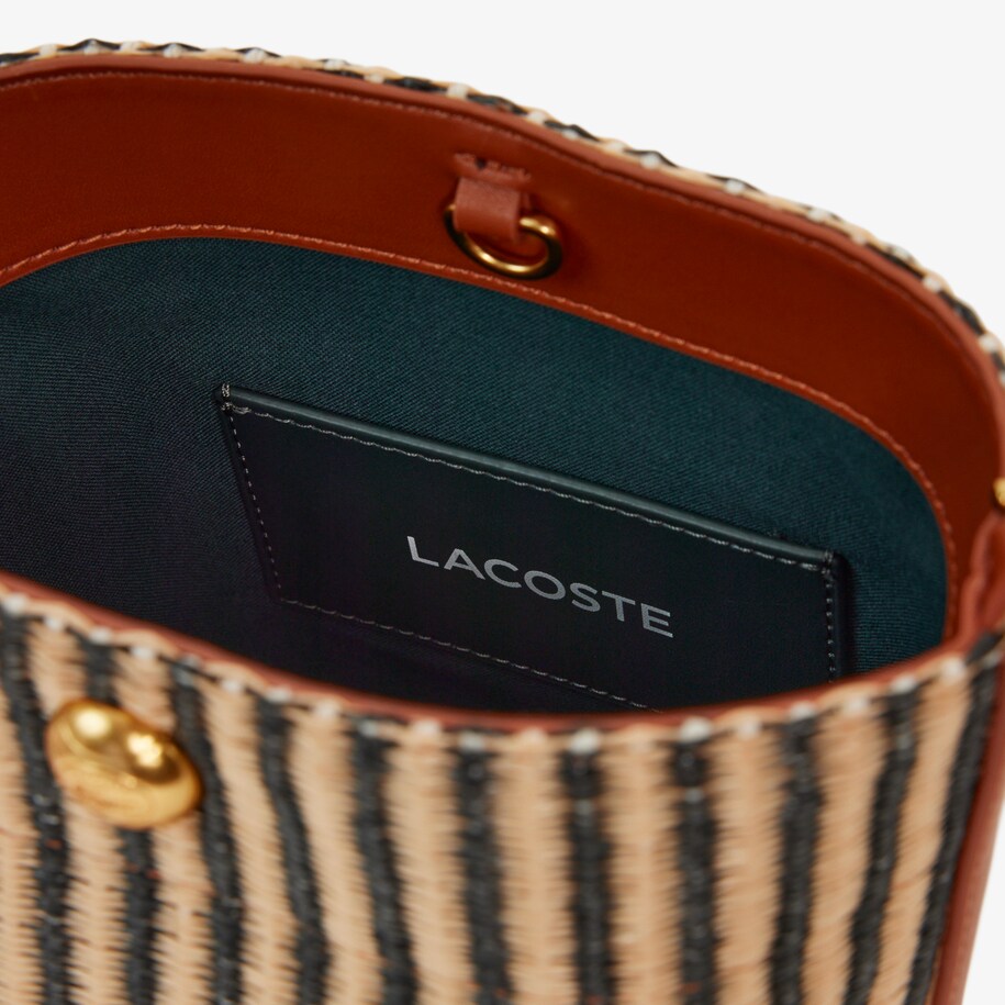 Small Summer Pack Raffia Bucket Bag image number 3