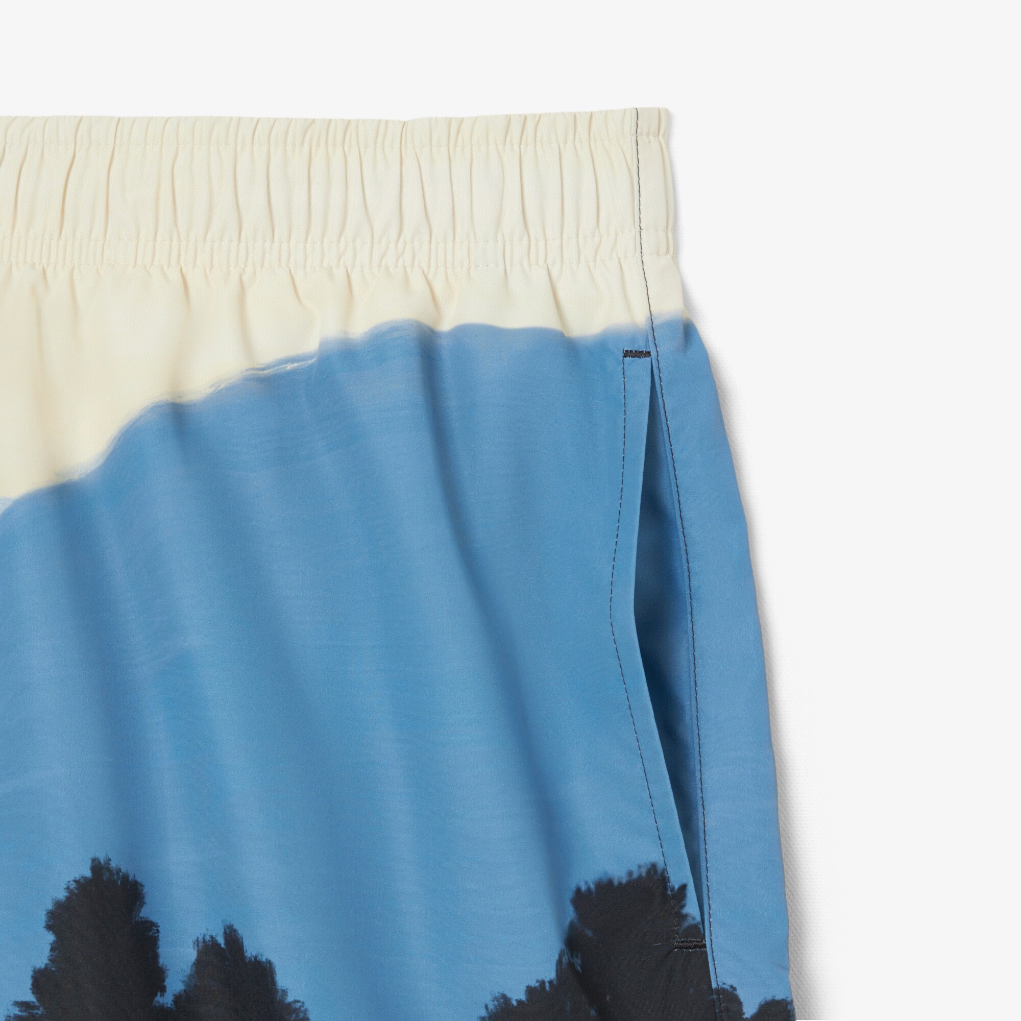 Short Landscape Print Swim Trunks image number 4