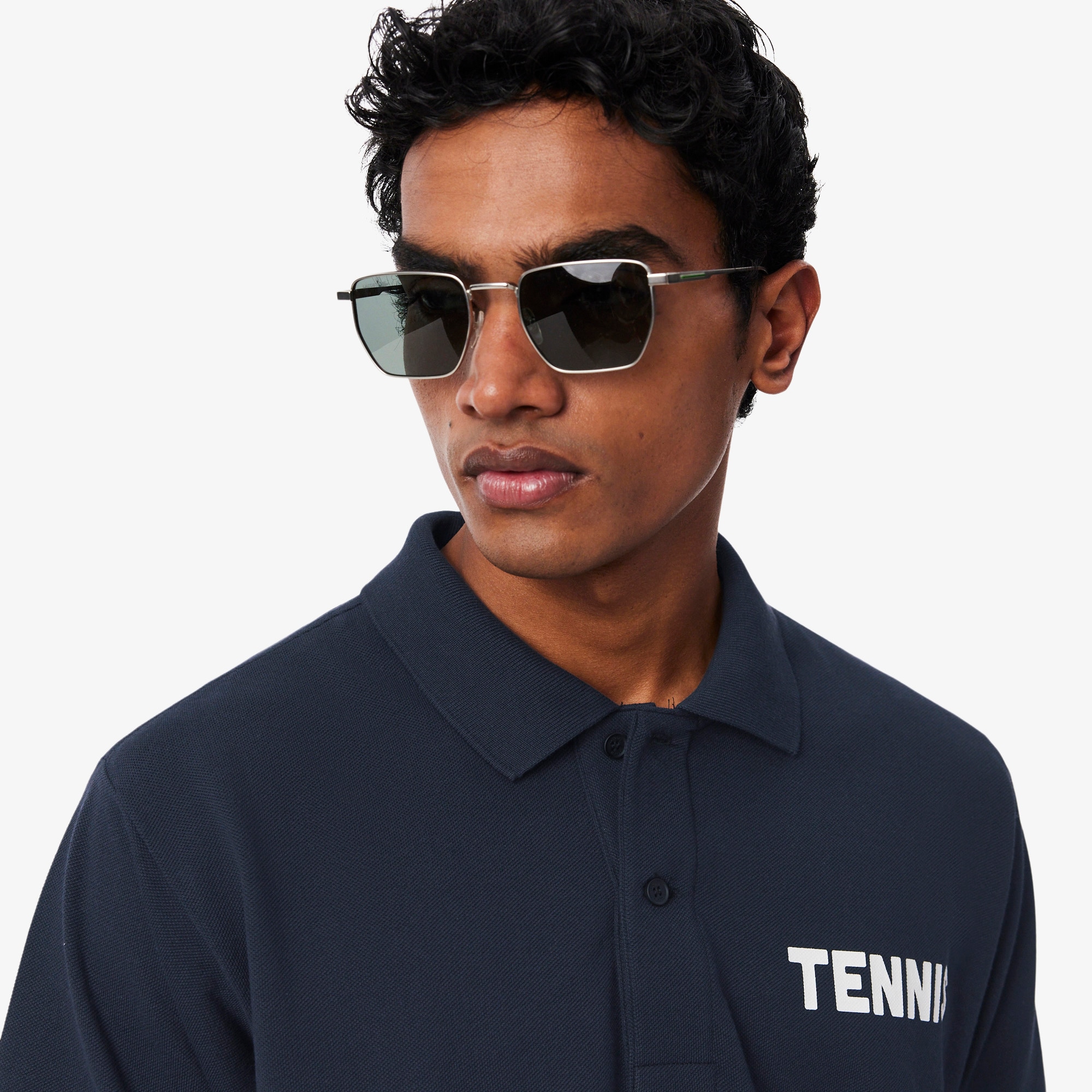 Classic Fit Printed Petit Piqu&eacute; Polo Shirt image number 1