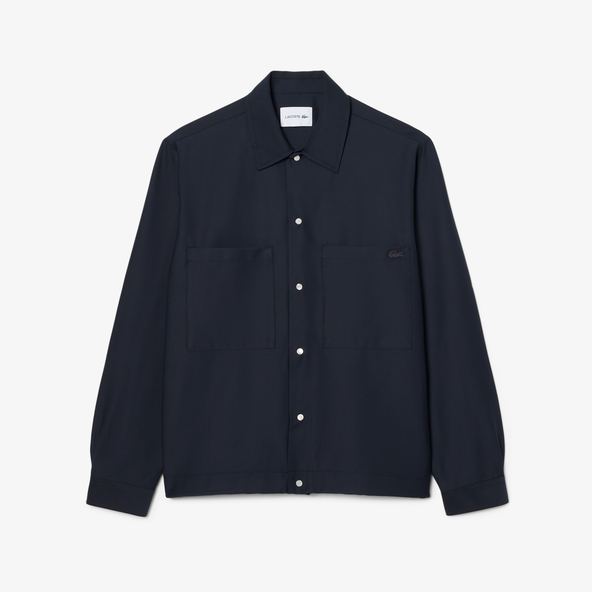 Textured Cotton Overshirt image number 3