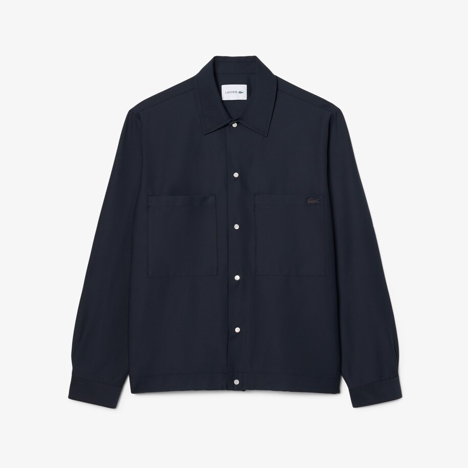Textured Cotton Overshirt image number 3