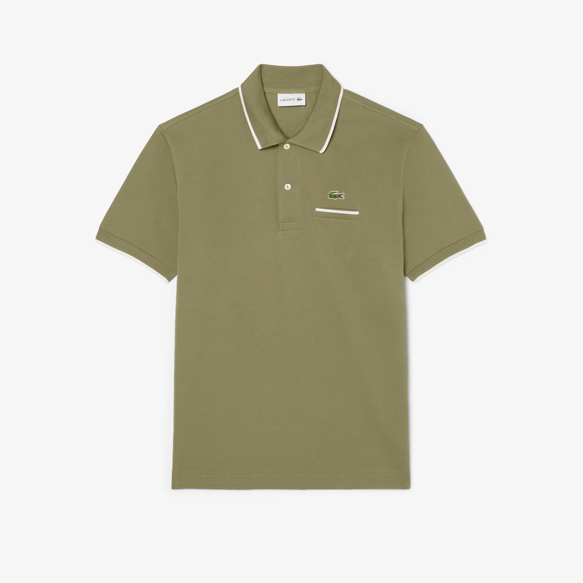 Classic Fit Pocket Accent L.12.12 Polo Shirt image number 3