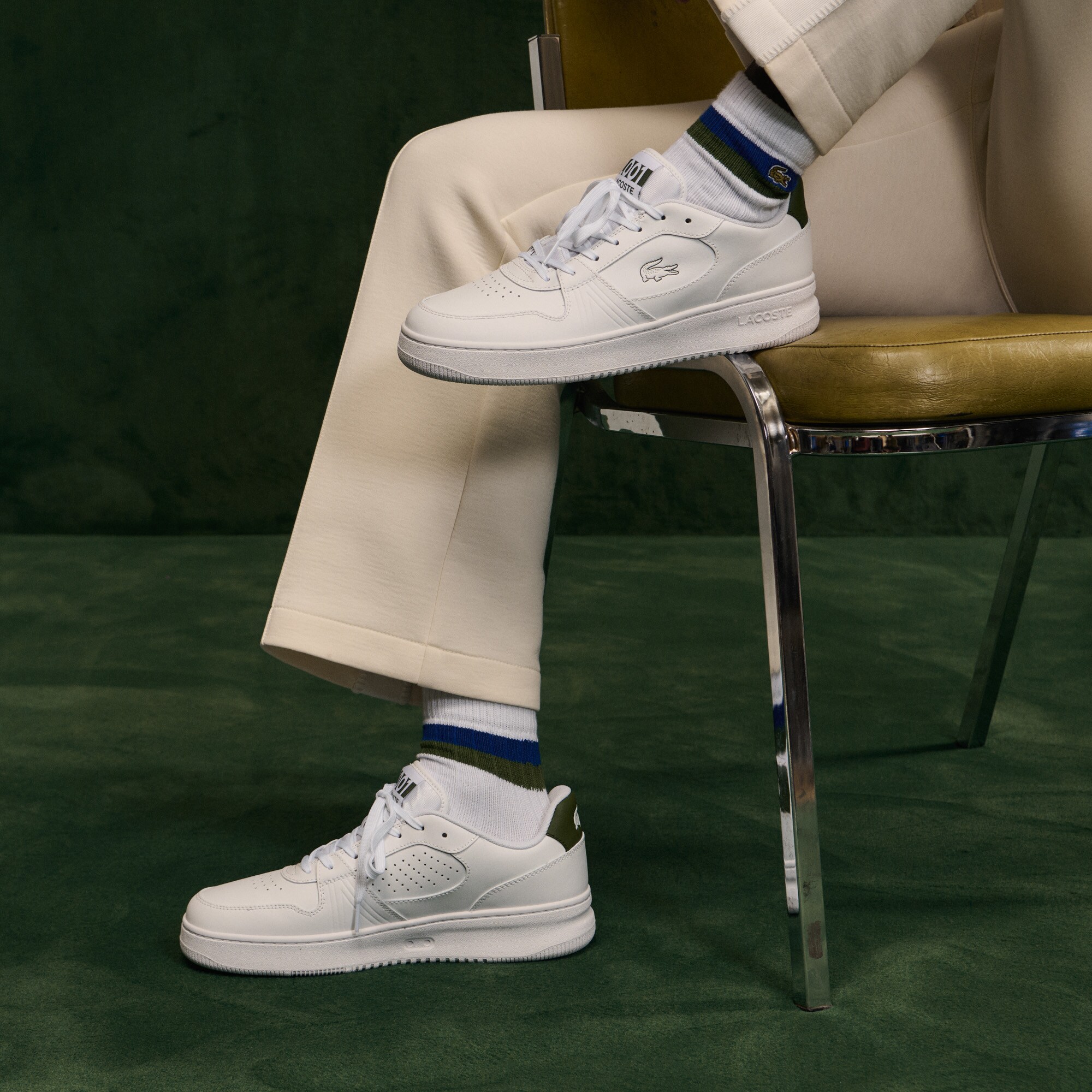 Men's L001 Set Leather Sneakers image number 7