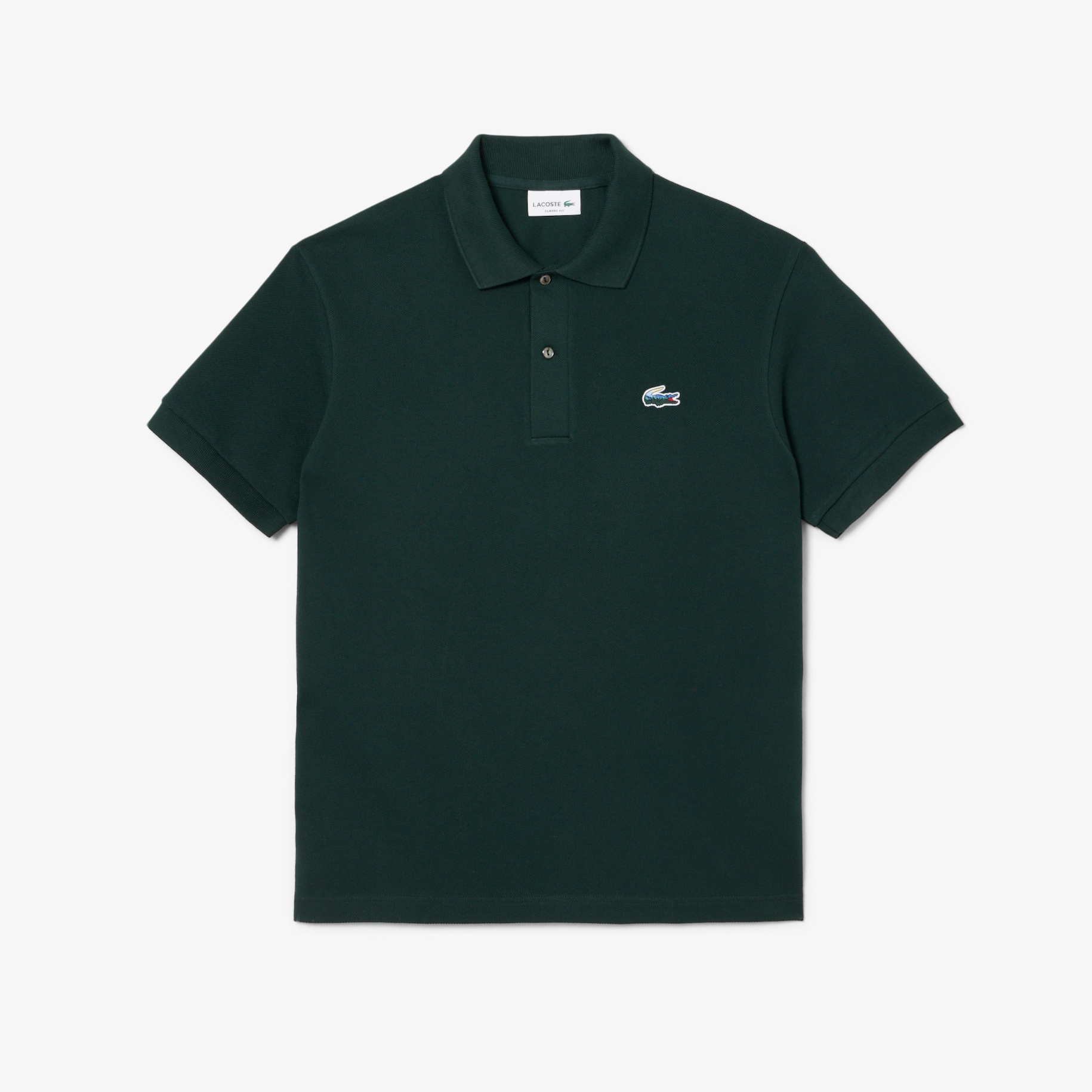 Classic Fit Landscape Crocodile Piqu&eacute; Polo Shirt image number 3