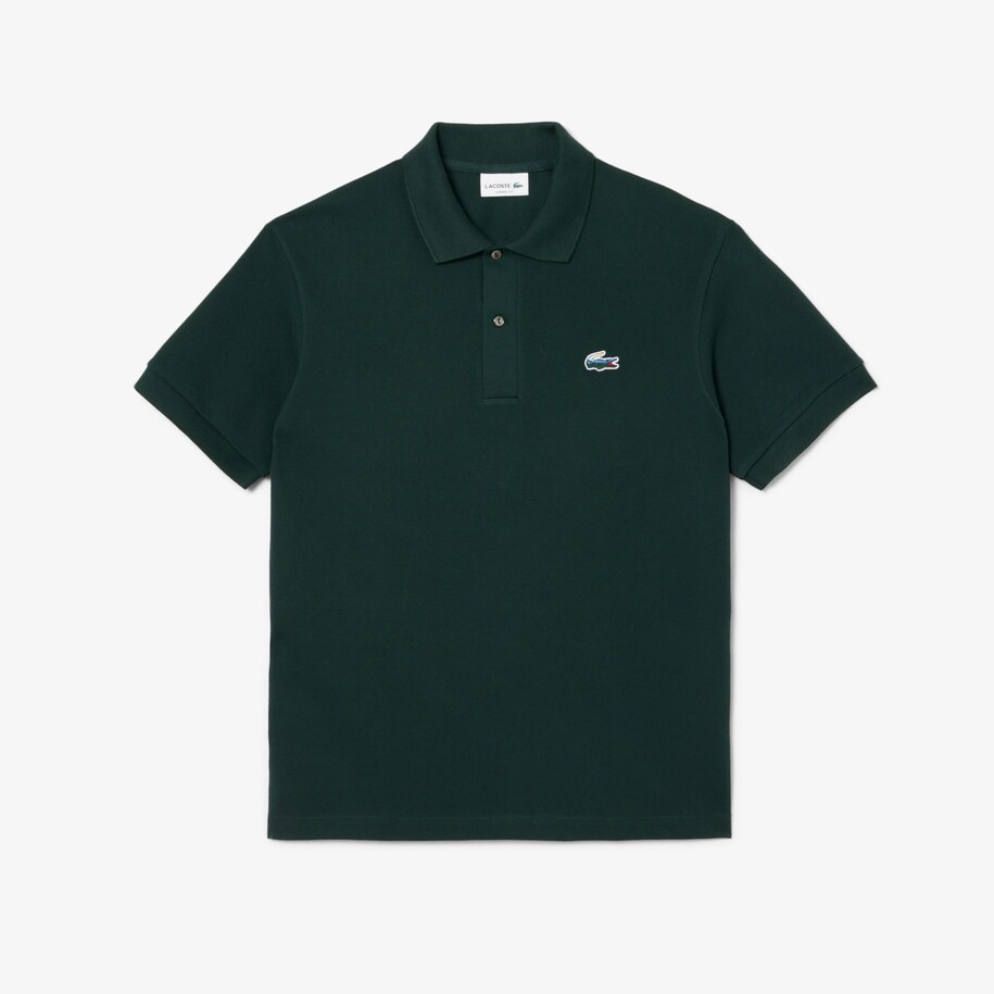 Classic Fit Landscape Crocodile Piqu&eacute; Polo Shirt image number 3