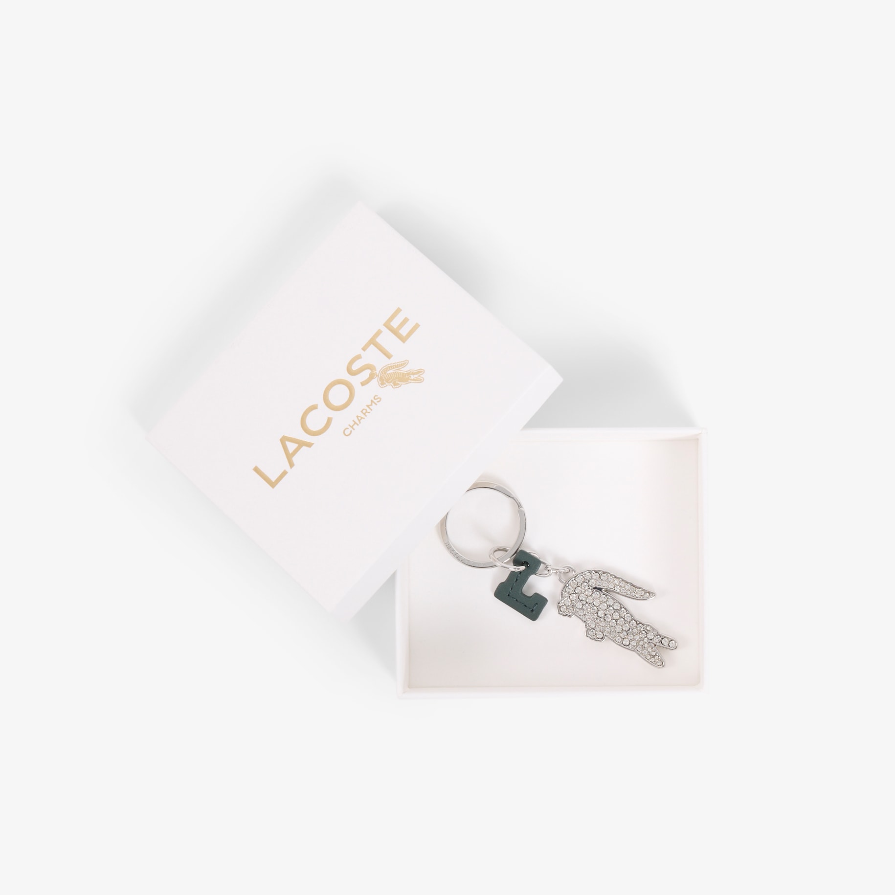 Diamant&eacute; Crocodile L Charms Key Ring image number 2