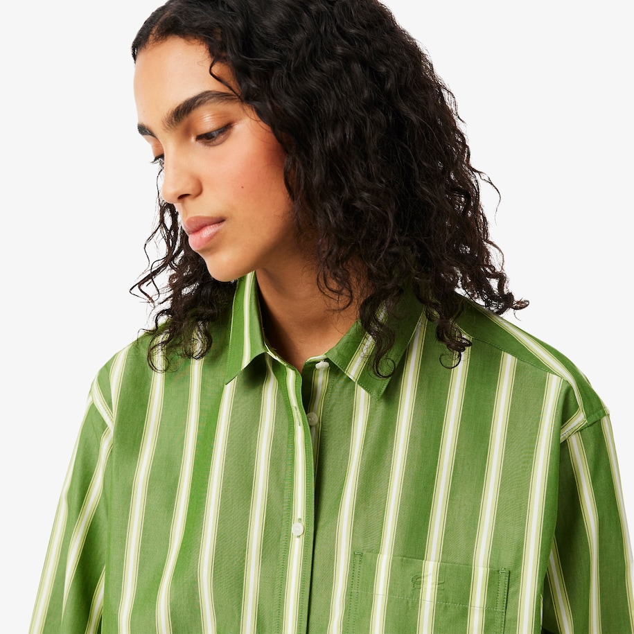 Oversized Cotton Poplin Shirt image number 1
