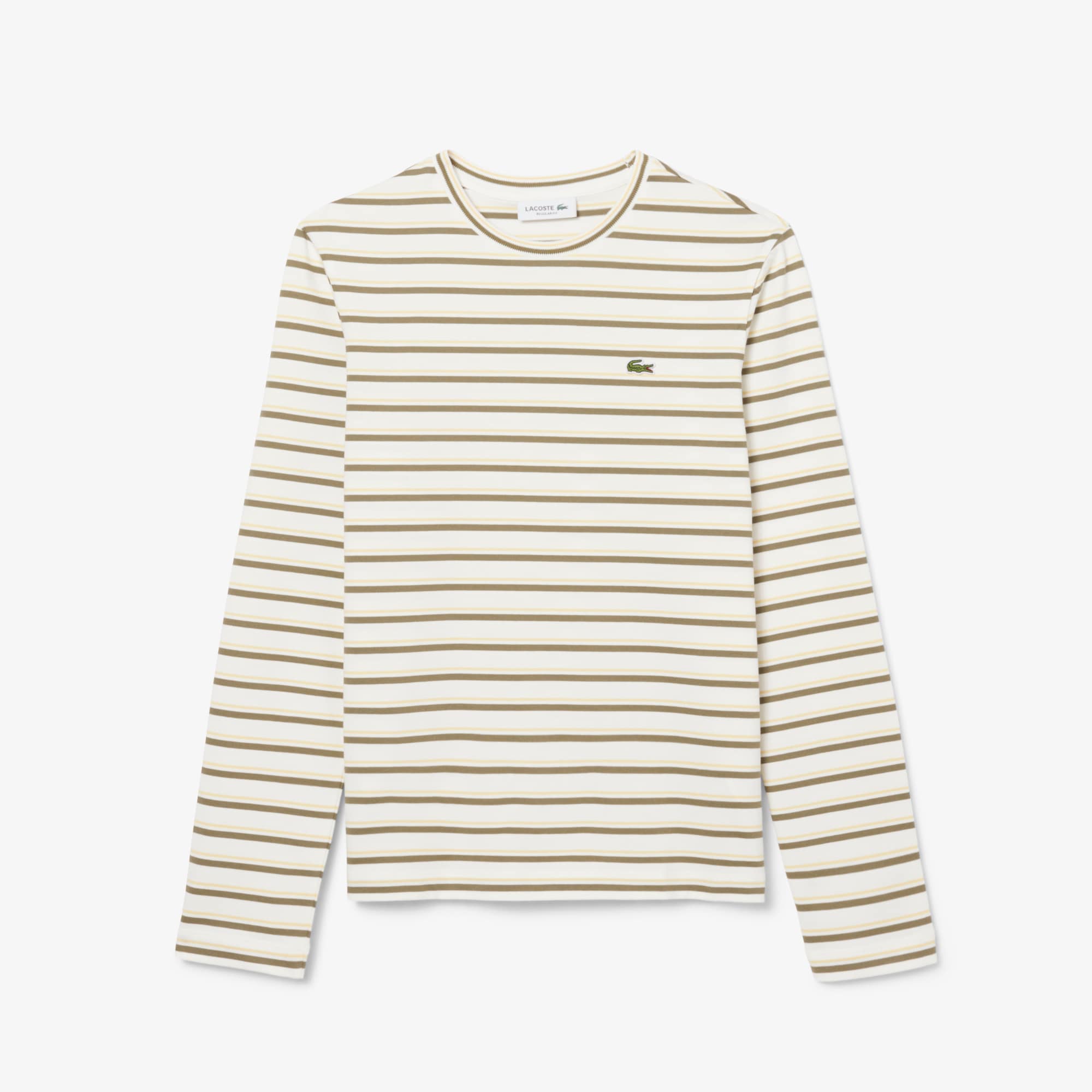 Long Sleeved Striped Jersey T-shirt image number 3